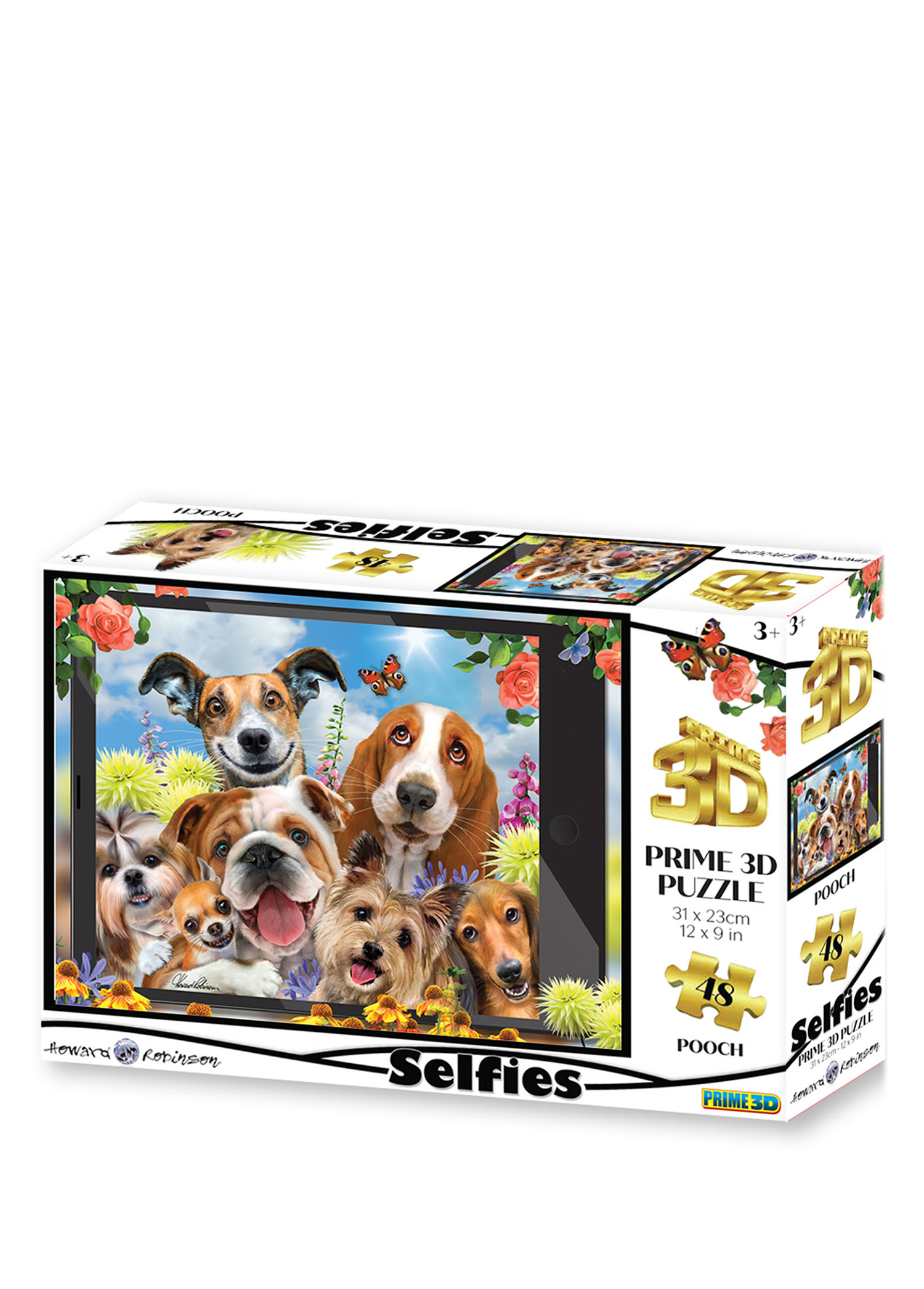 20554 Sevimli Köpekler Selfie 48 Parça Puzzle