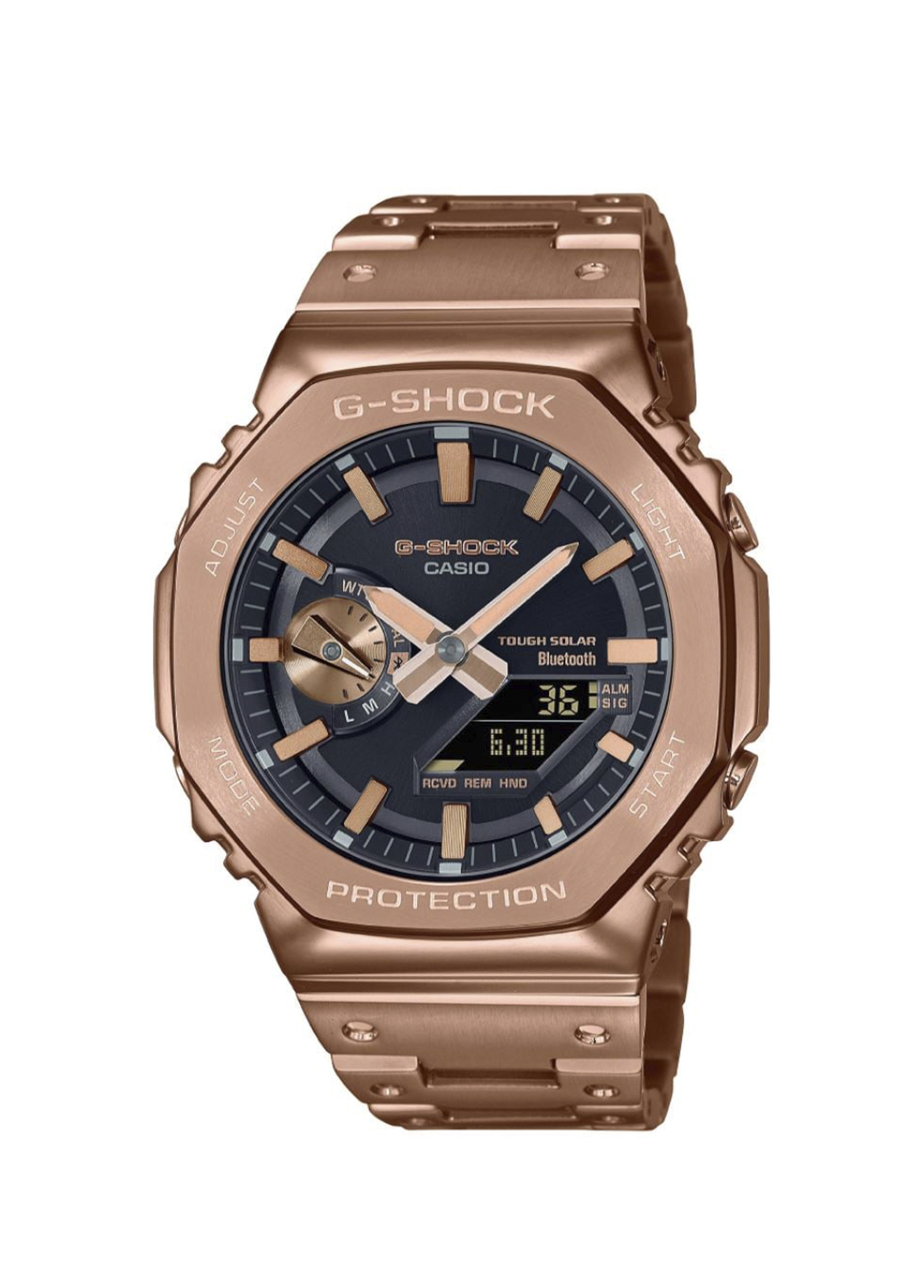 GM-B2100GD-5ADR Çelik Rosegold Erkek Kol Saati