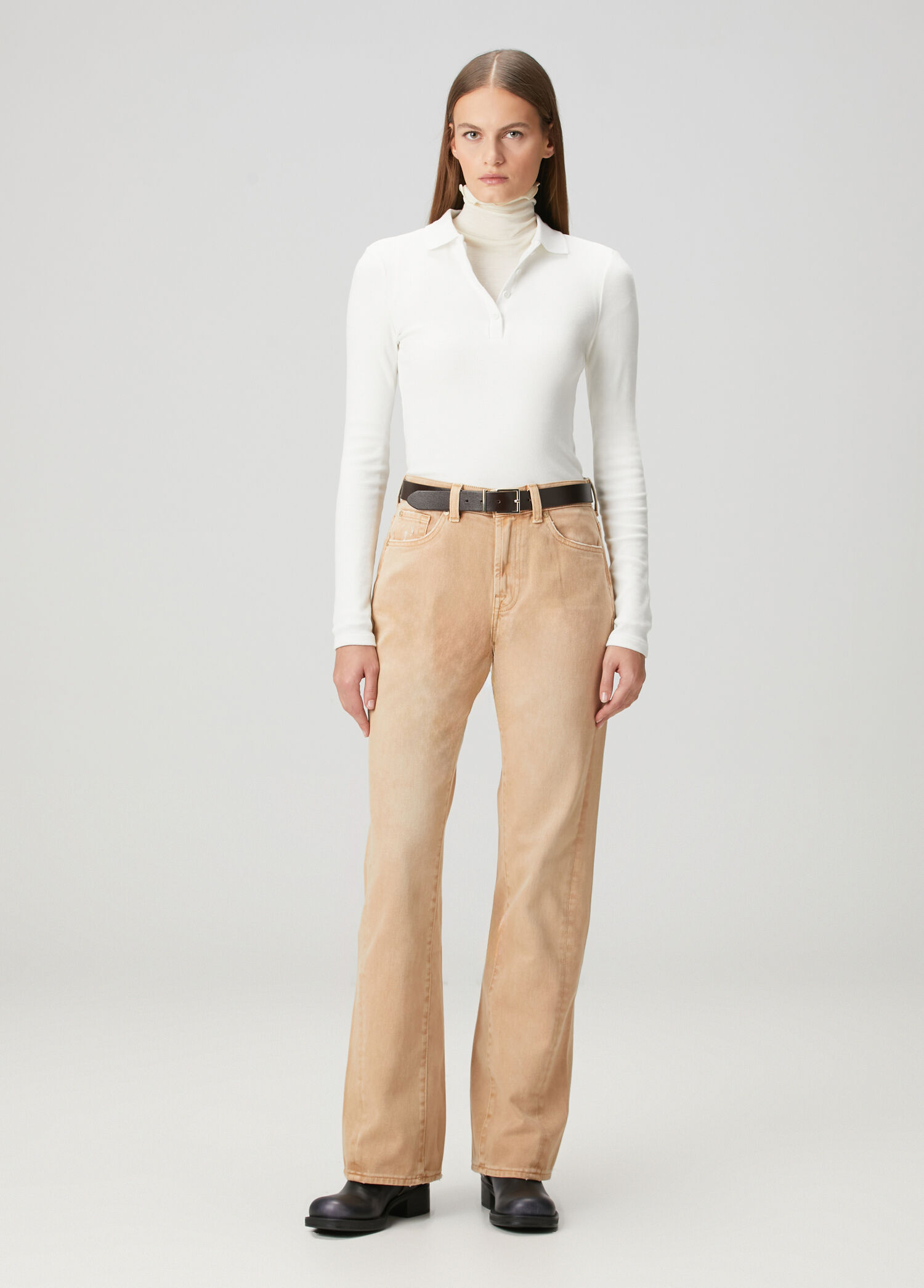 Twisted Tess Bej Jean Pantolon