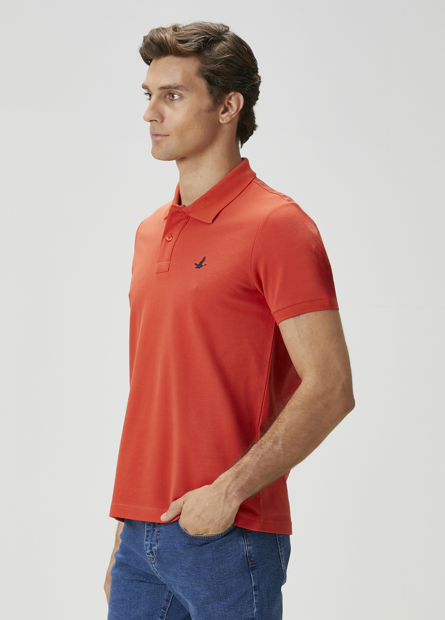 Kiremit Polo Yaka T-shirt_1