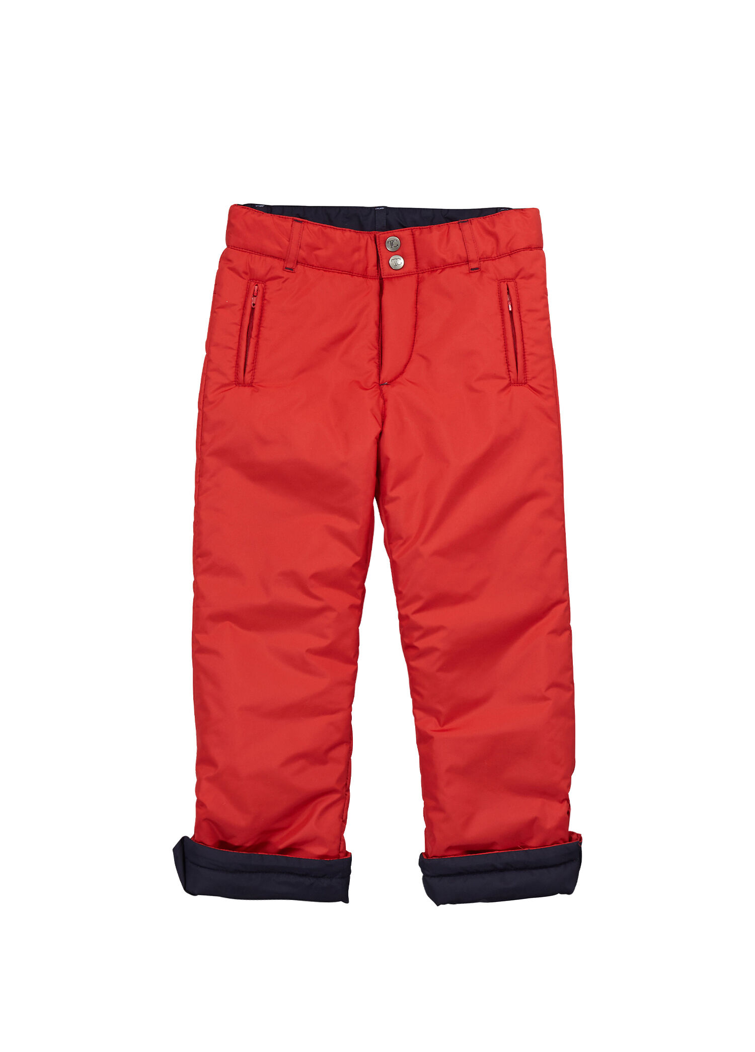 Kırmızı Çift Taraflı Unisex Çocuk Kayak Pantolonu