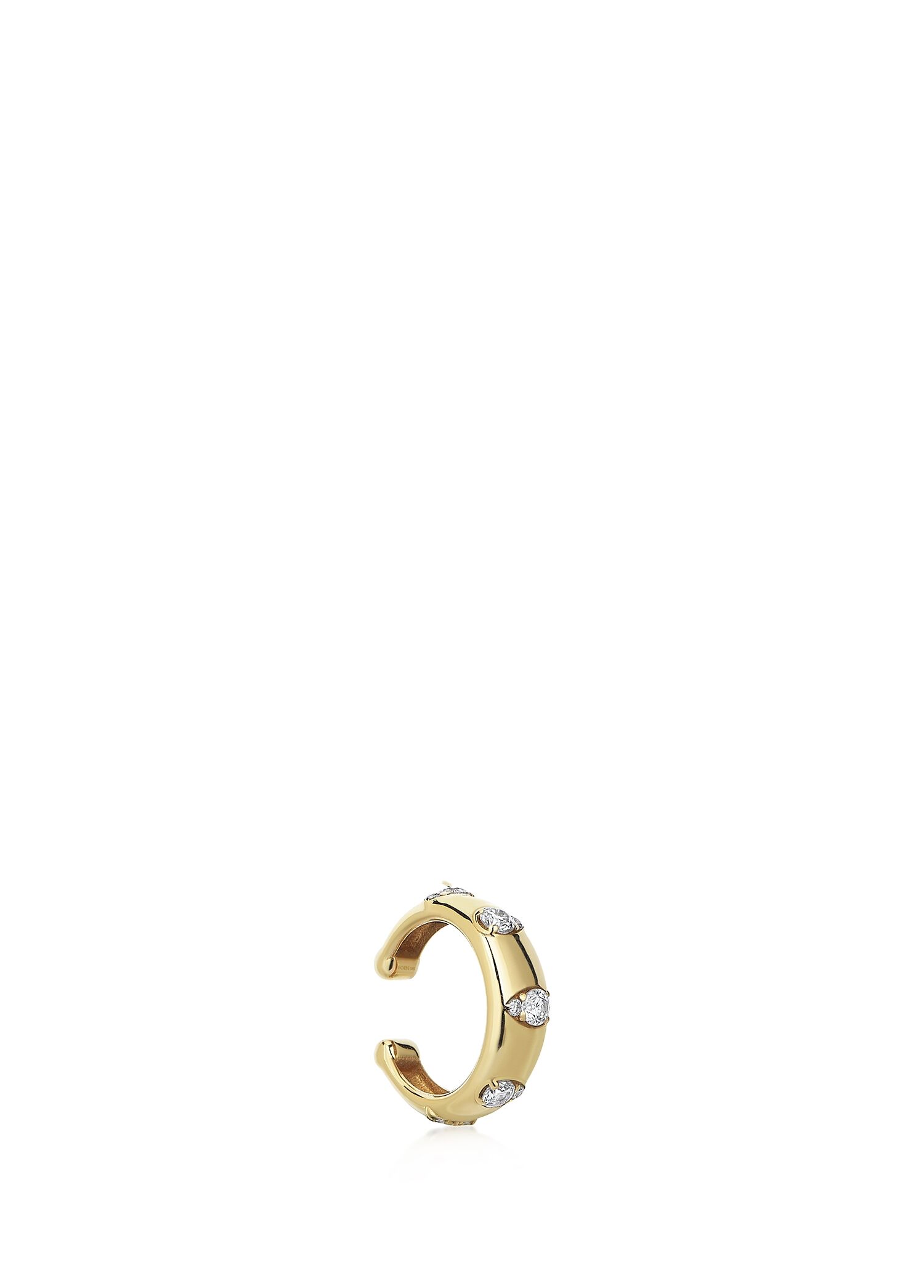 Eternal Drop Cuff Pırlantalı Kadın Altın Tek Küpe