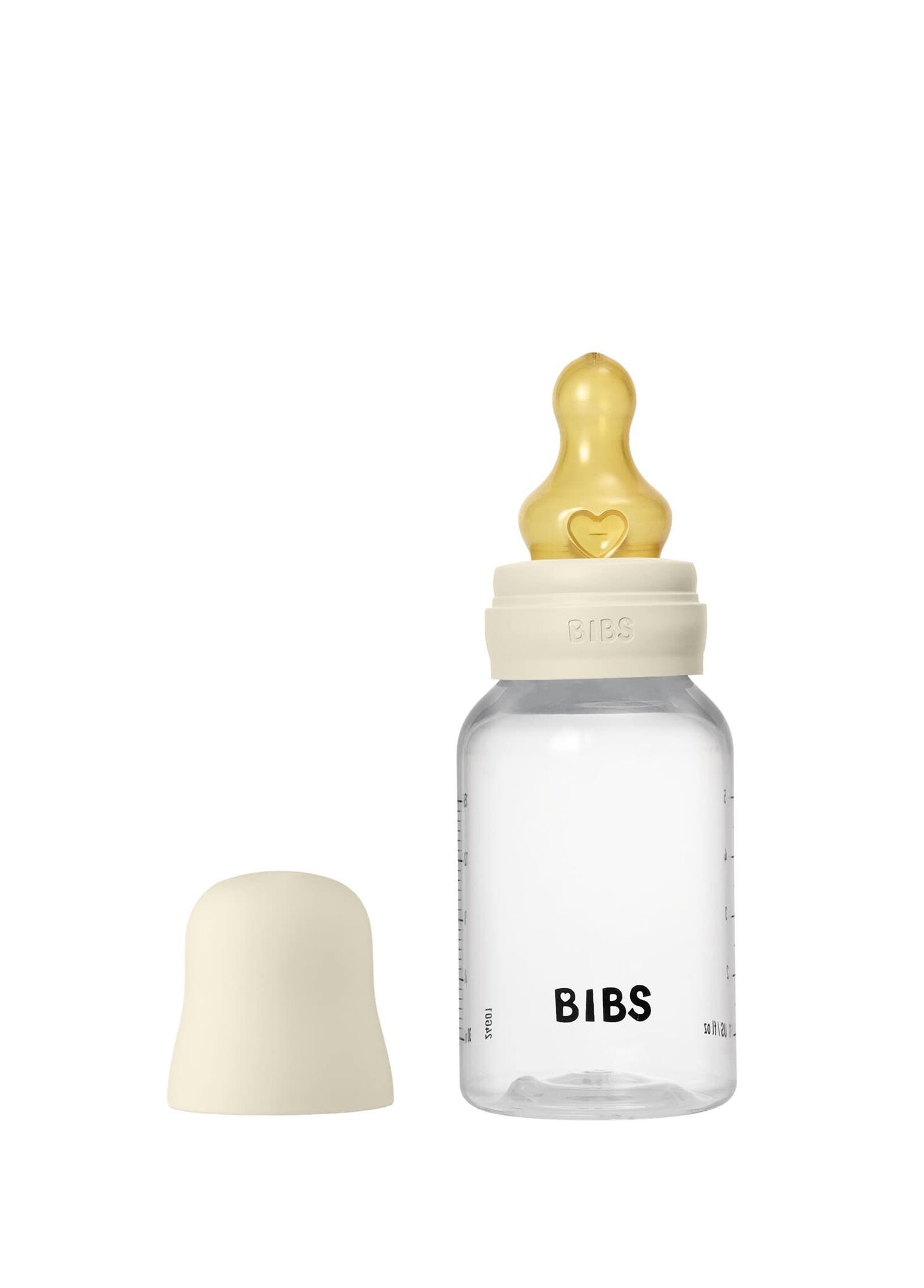 Baby PP Bottle Fildişi Bej Kauçuk Uçlu 0-6 Ay Yavaş Akış Anti-kolik Biberon 150 ml