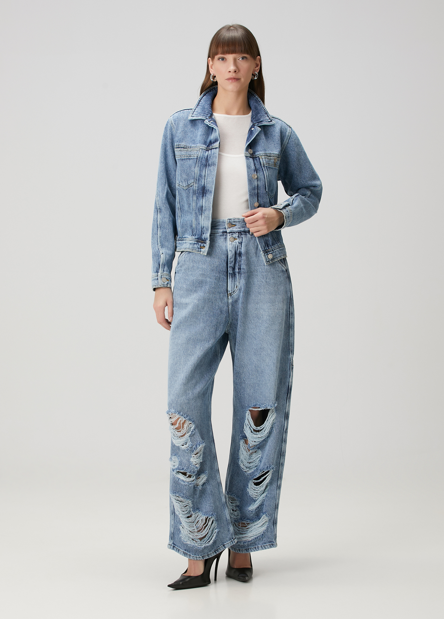 Mavi Wide Leg Jean Pantolon