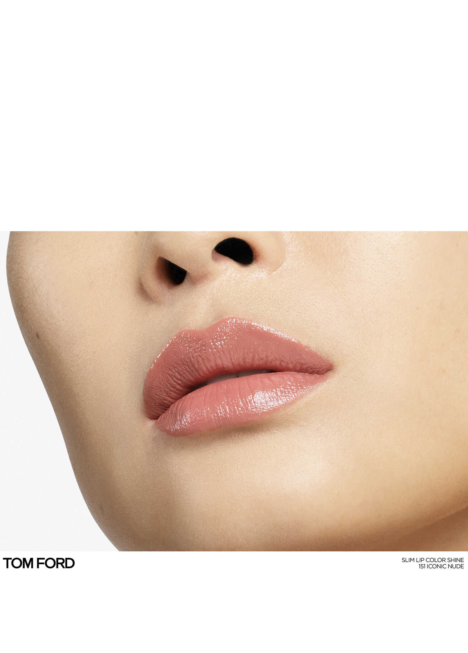 Tom Ford - Slim Lip Color Shine Iconic Nude 9g - ICONIC NUDE