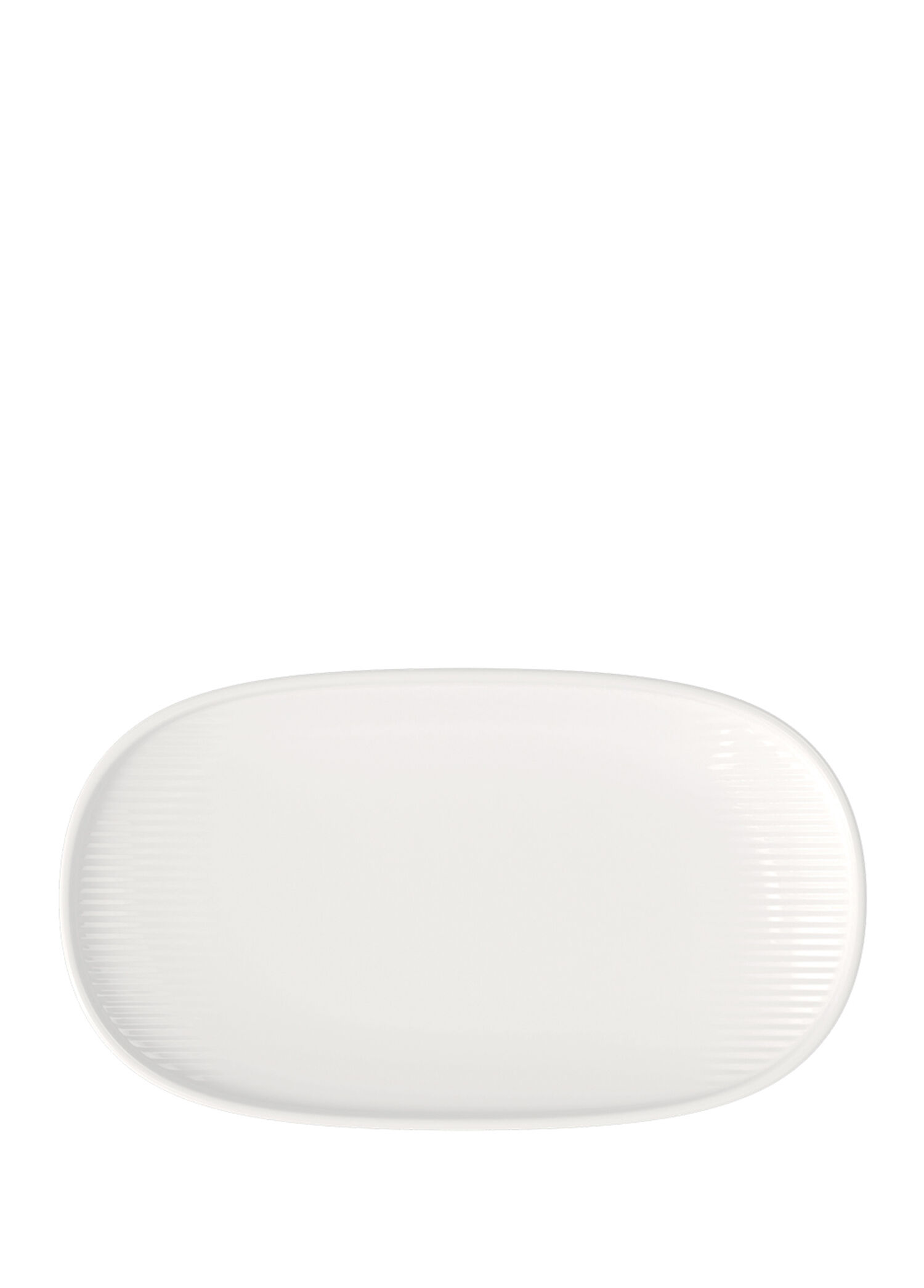 P Villeroy Boch Afina Beyaz Porselen Oval Servis Tabagi 23 Cm