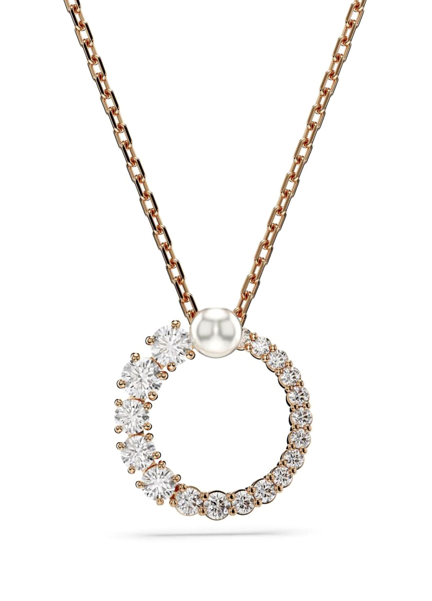 Matrix Pend White Ros Rose Gold Çelik Kadın Kolye 5692265