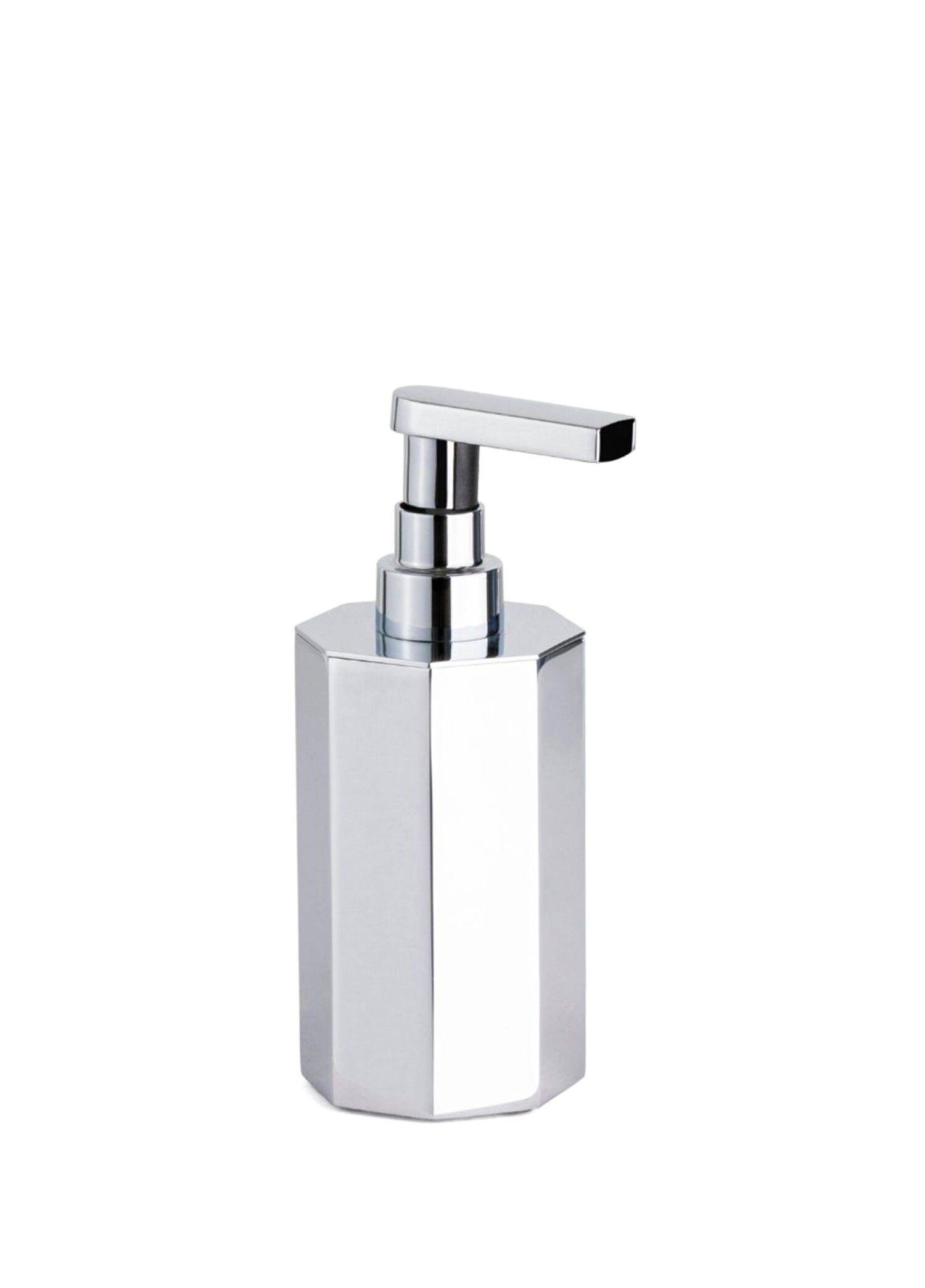 Krom Renk Tezgah Üstü Sıvı Sabunluk 250 ml