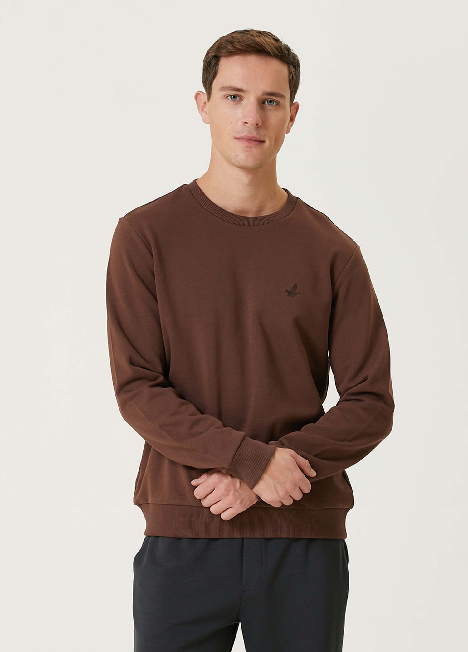 Koyu Kahverengi Sweatshirt_1