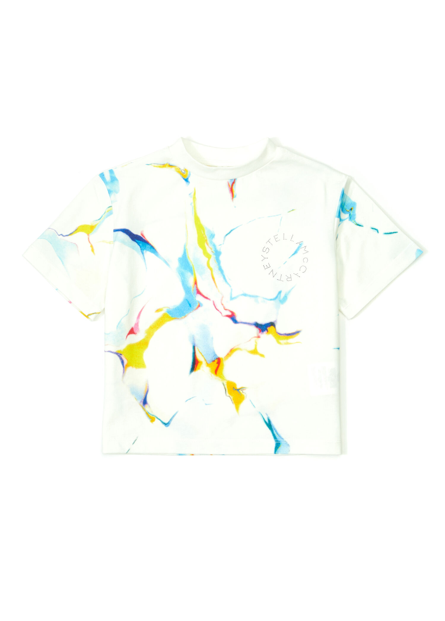 Krem Baskılı Kız Çocuk T-shirt