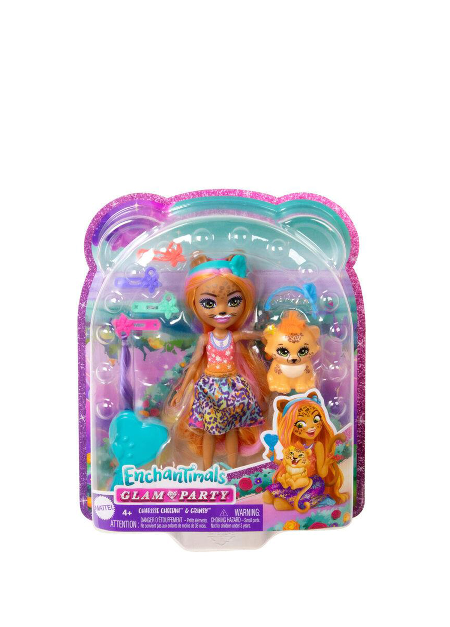 Enchantimals Çita Charisse Cheetah Model Bebek HNV30 Çok Renkli