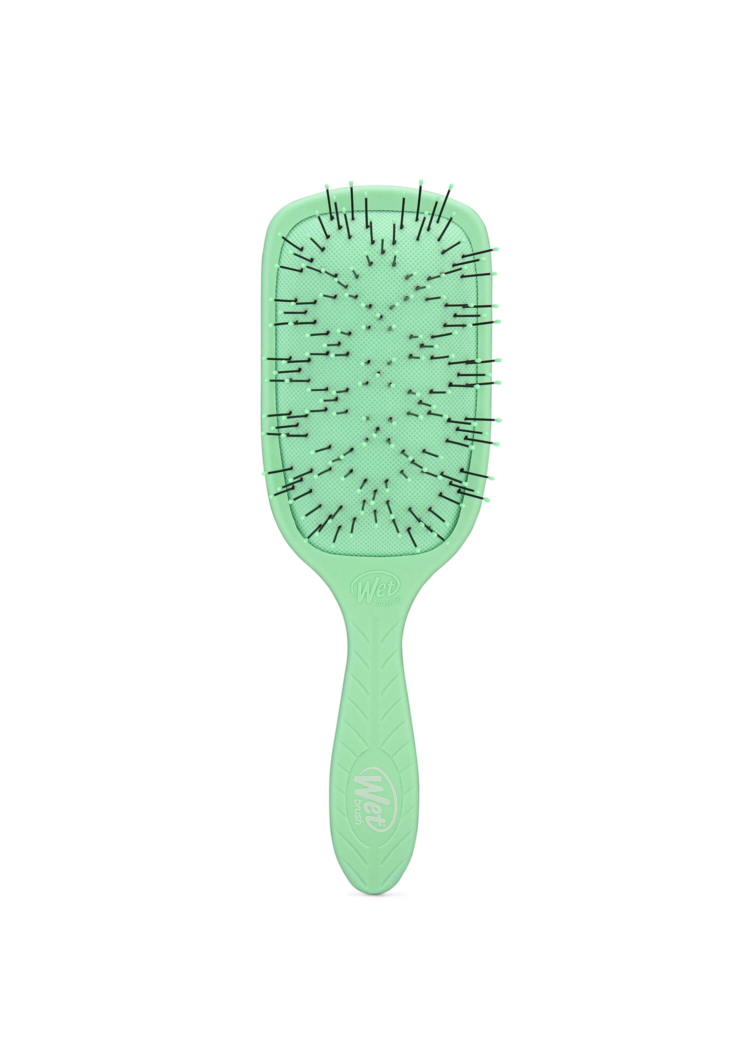 Go Green Paddle Detangler Yeşil Kalın Telli Saçlar İçin Geniş Saç Fırçası