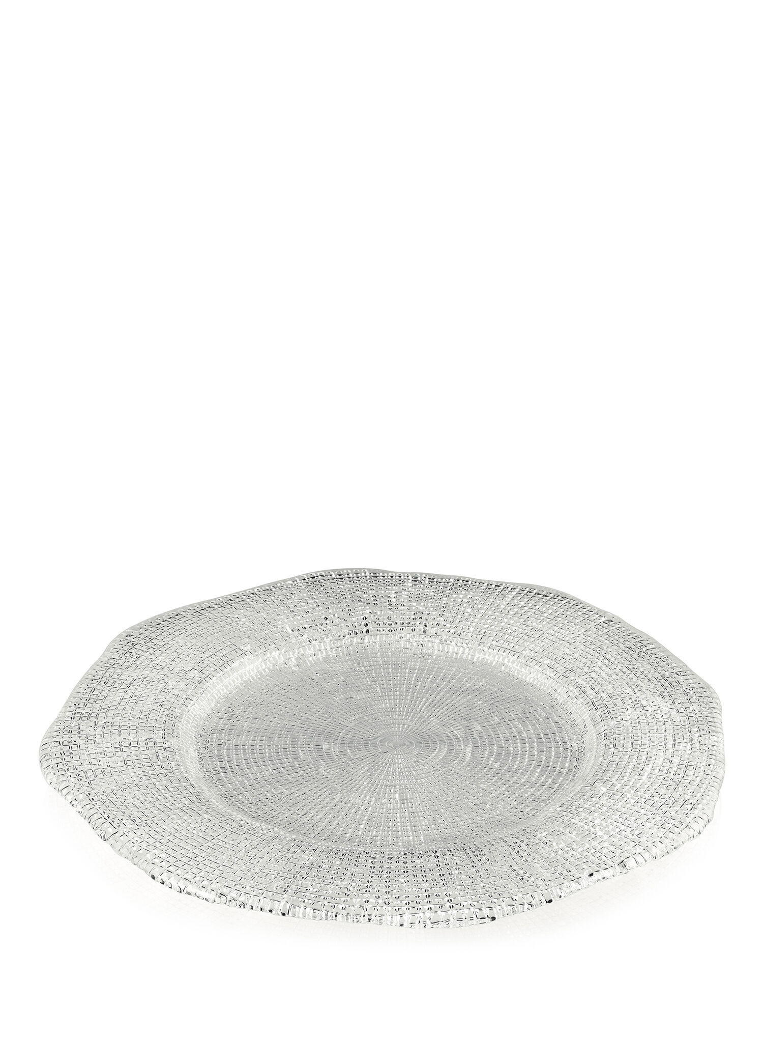 Diamante Cam Sunum Tabağı 34 cm