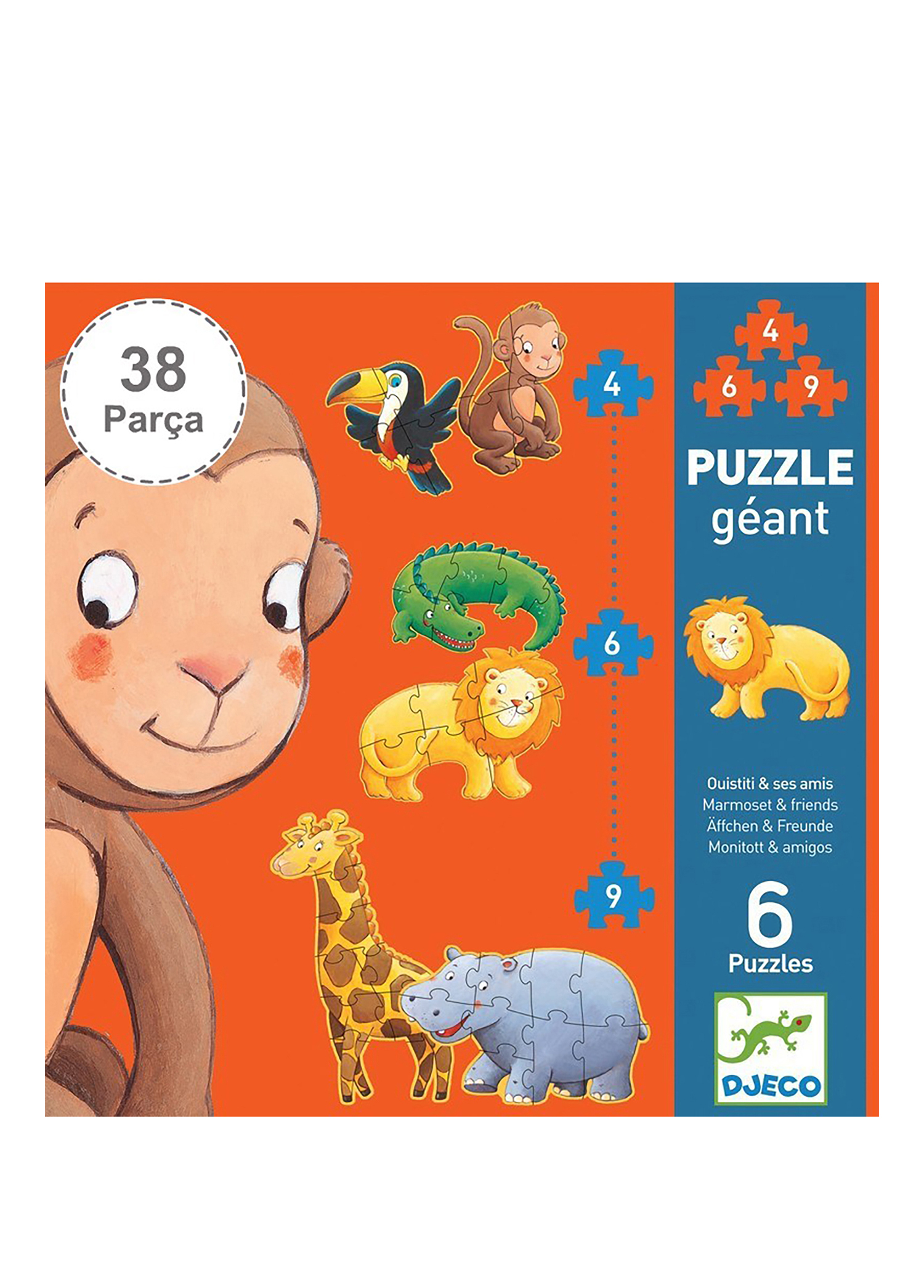 Marmoset Friends 38 Parça Dev Puzzle