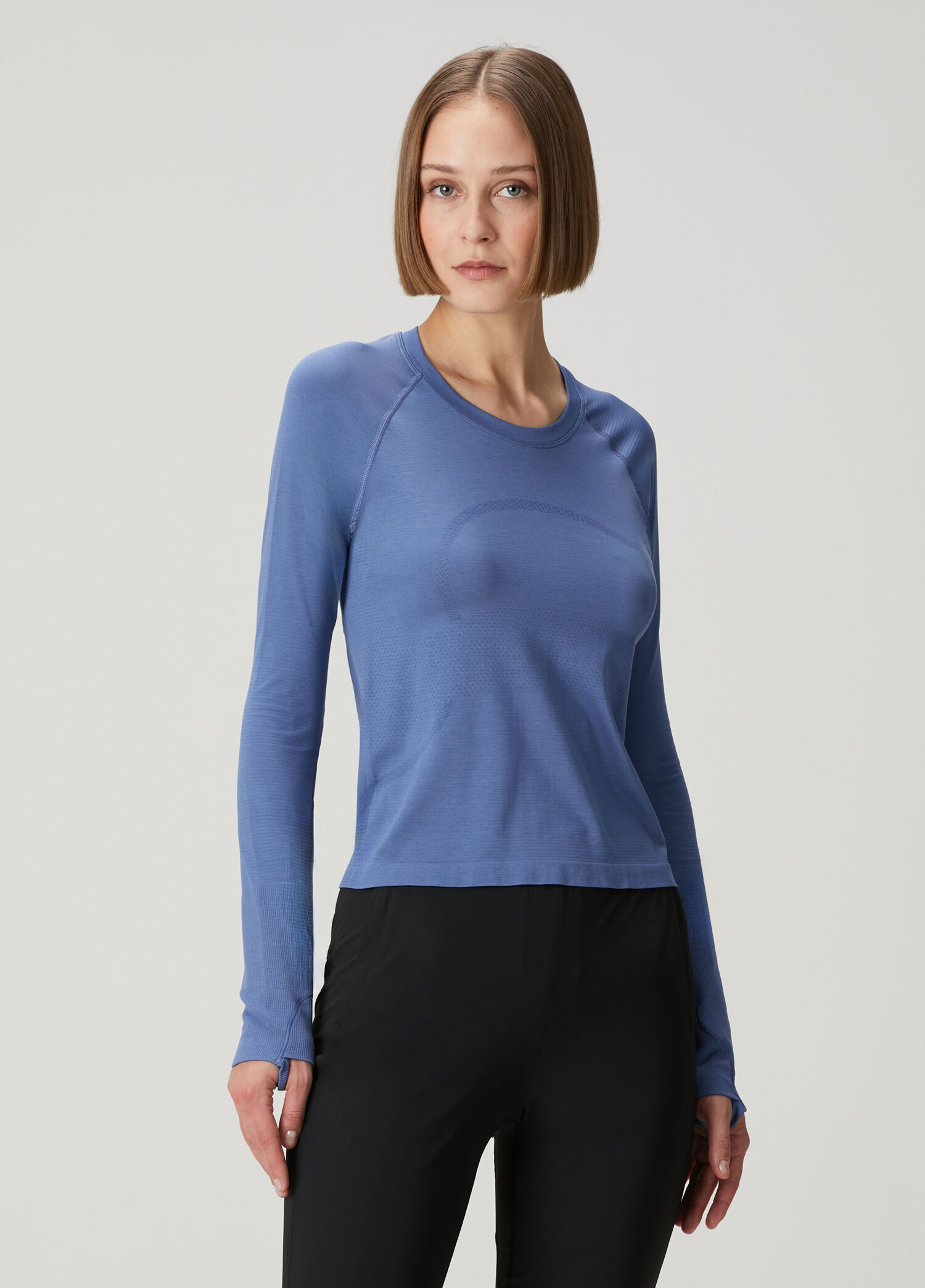 lululemon Çok Renkli Kadın Swiftly Tech Mavi Uzun Kollu T-Shirt