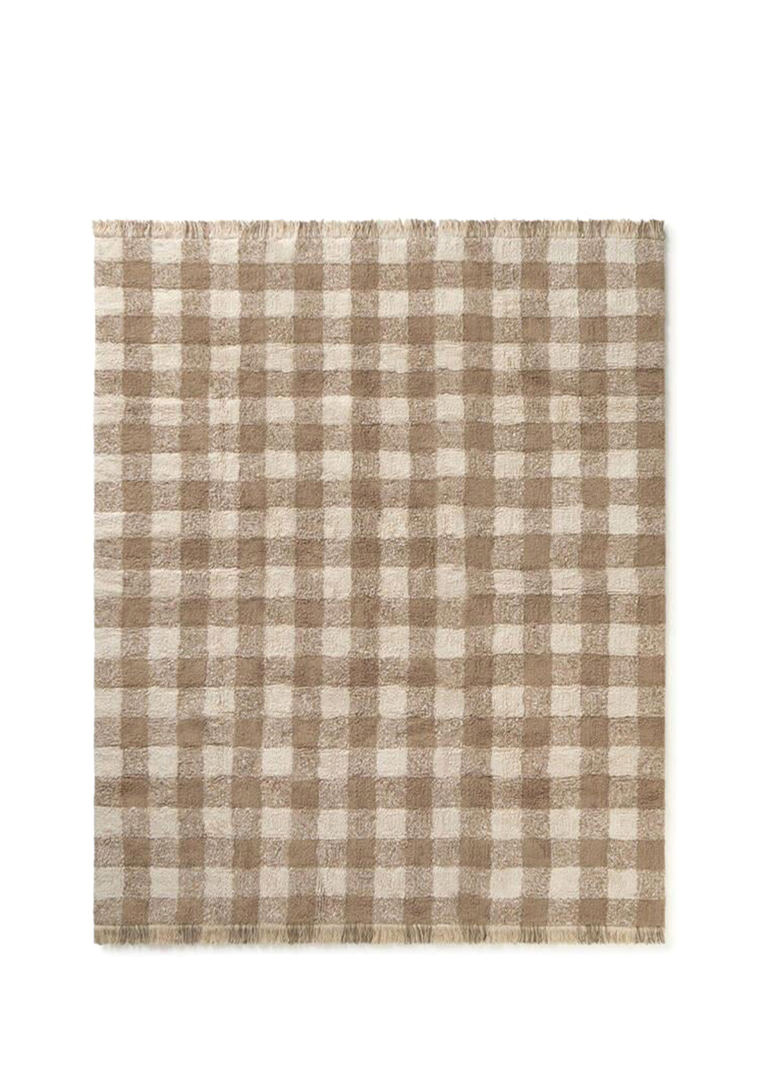 Vichy Marron Kahverengi Çocuk Odası Halısı 150 x 180 cm