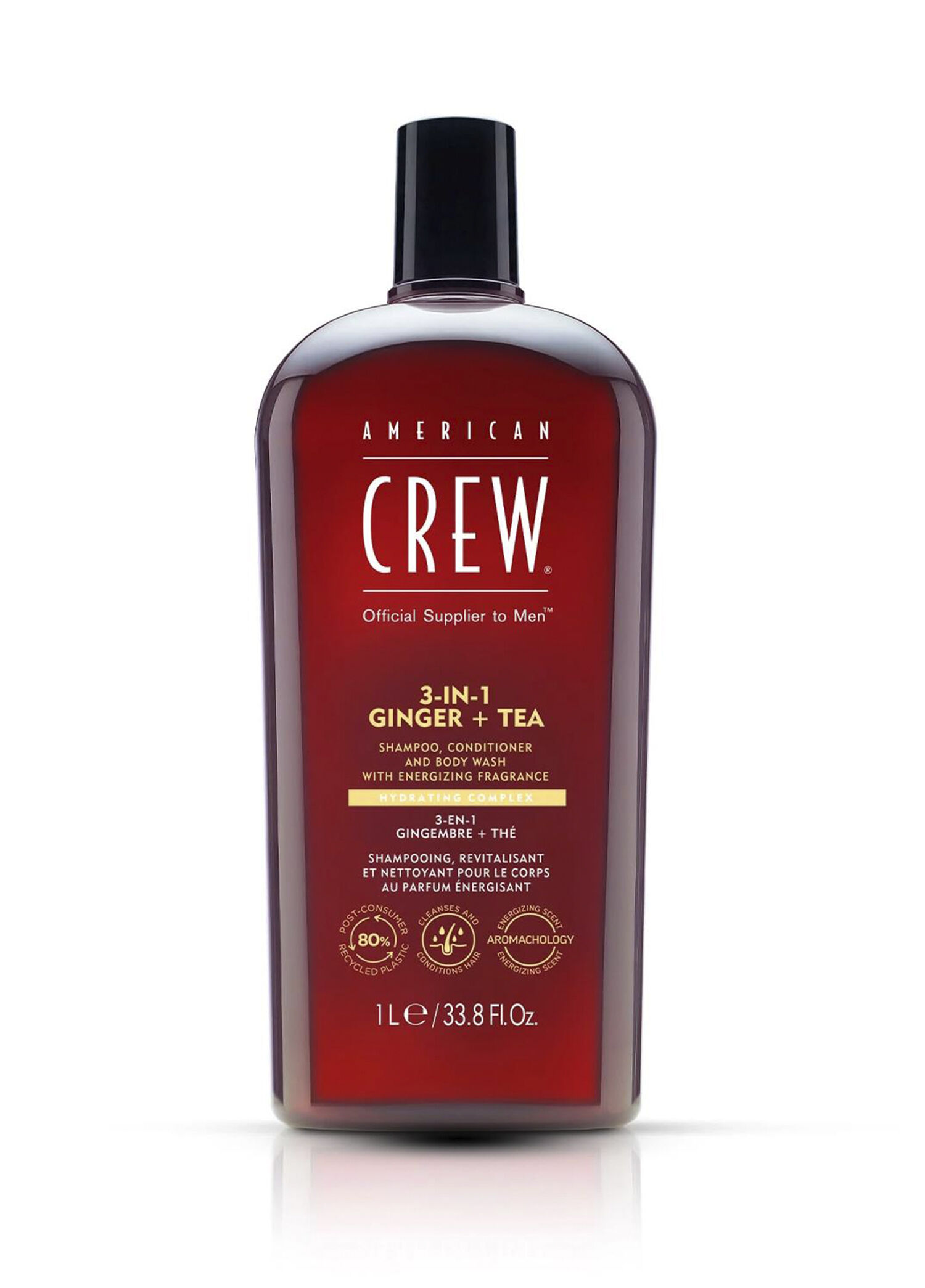 3in1 Ginger + Tea With Energizing Fragrance Erkekler İçin 3'ü 1 Arada Arındırıcı Şampuan 1000 ml