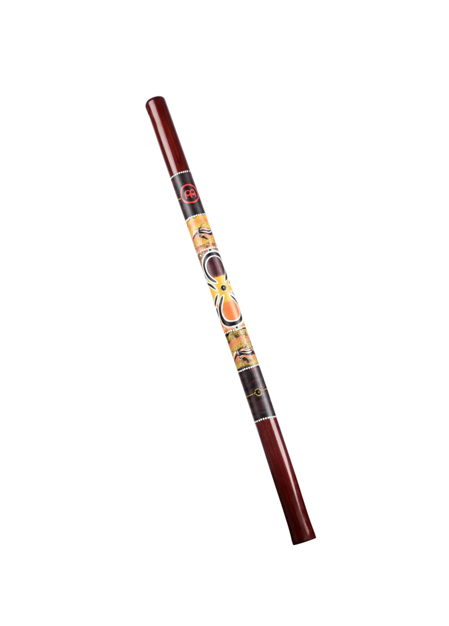 DDG1-R Red Painted Bamboo Didgeridoo