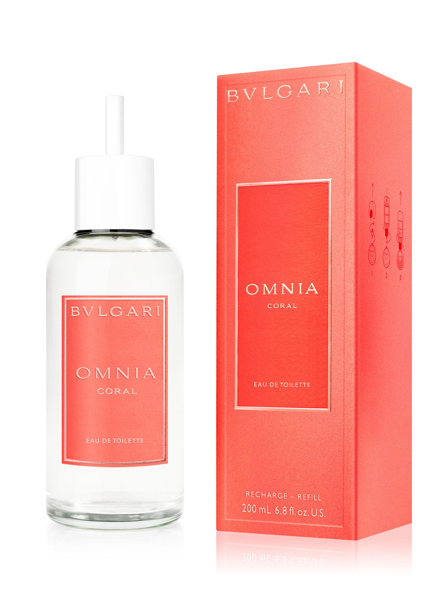 Bvlgari - BVL Omnia Coral Edt 200ML Refill