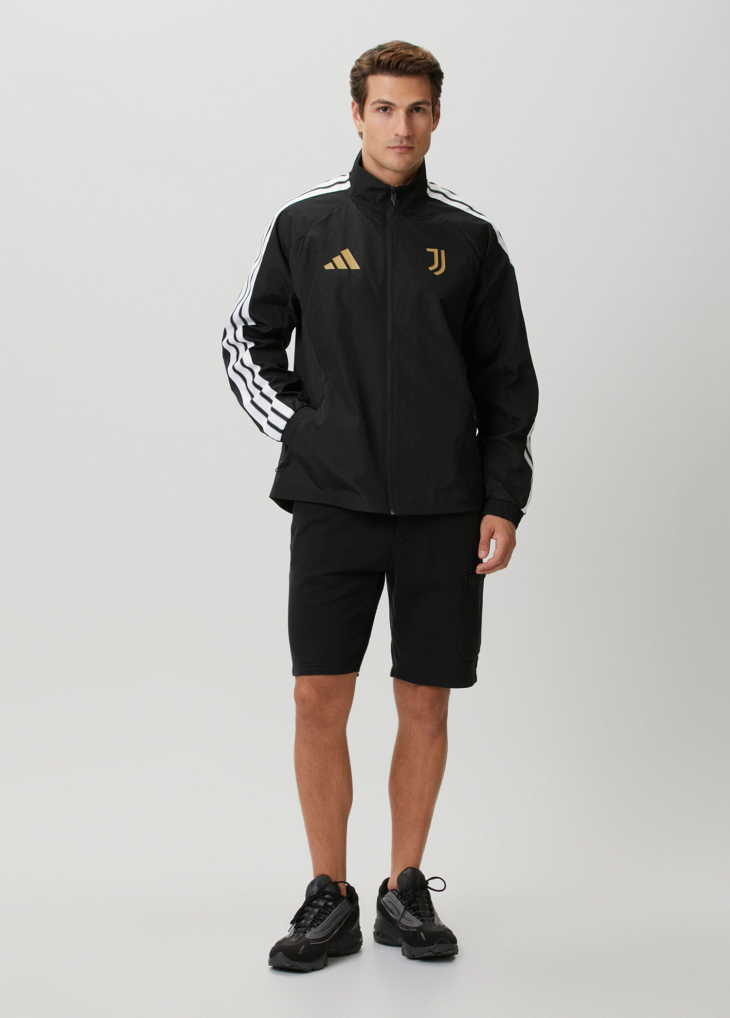 Adidas Siyah Erkek Juventus Turin İç Saha Anthem Sweatshirt