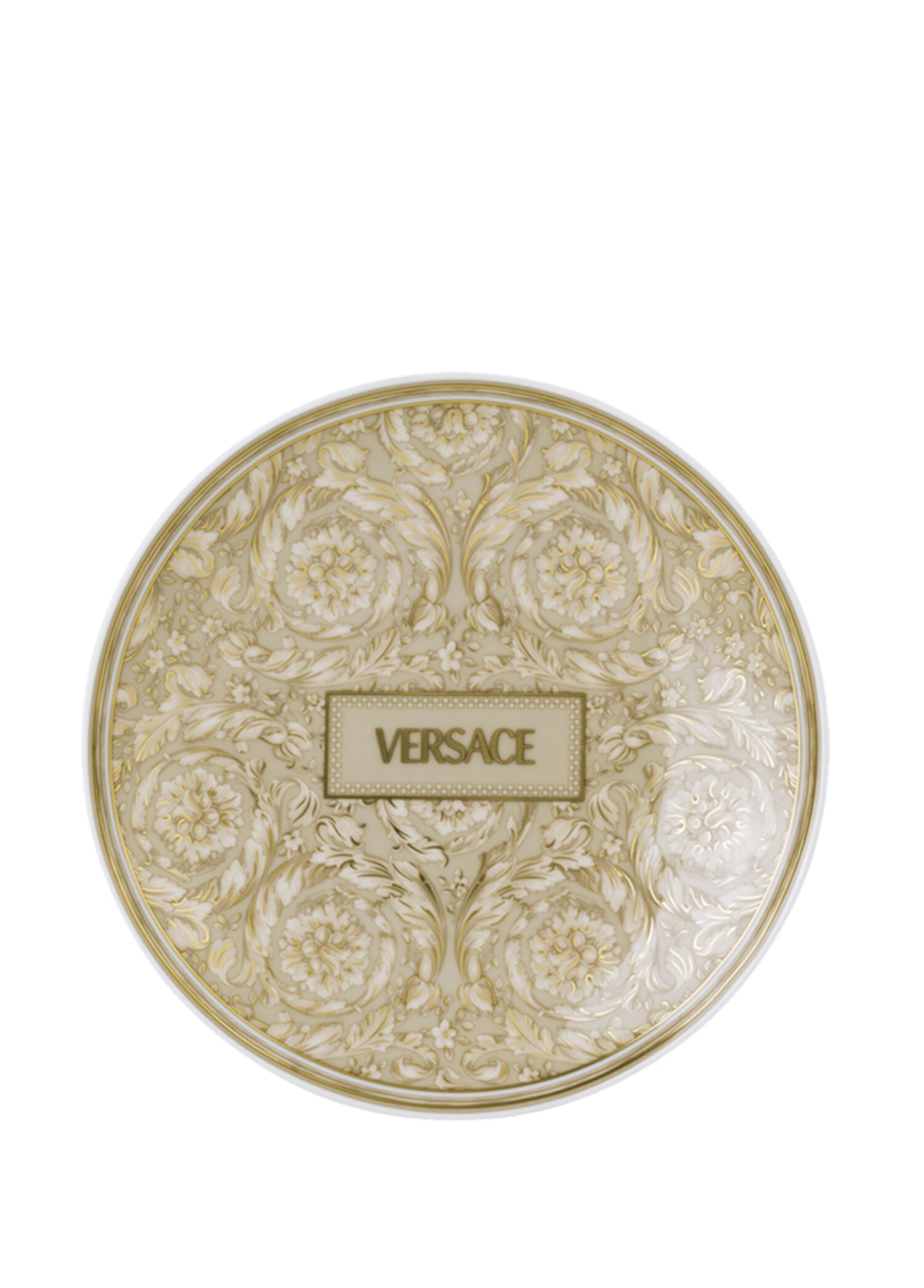 Barocco Bej Porselen Ekmek Tabağı 17 cm