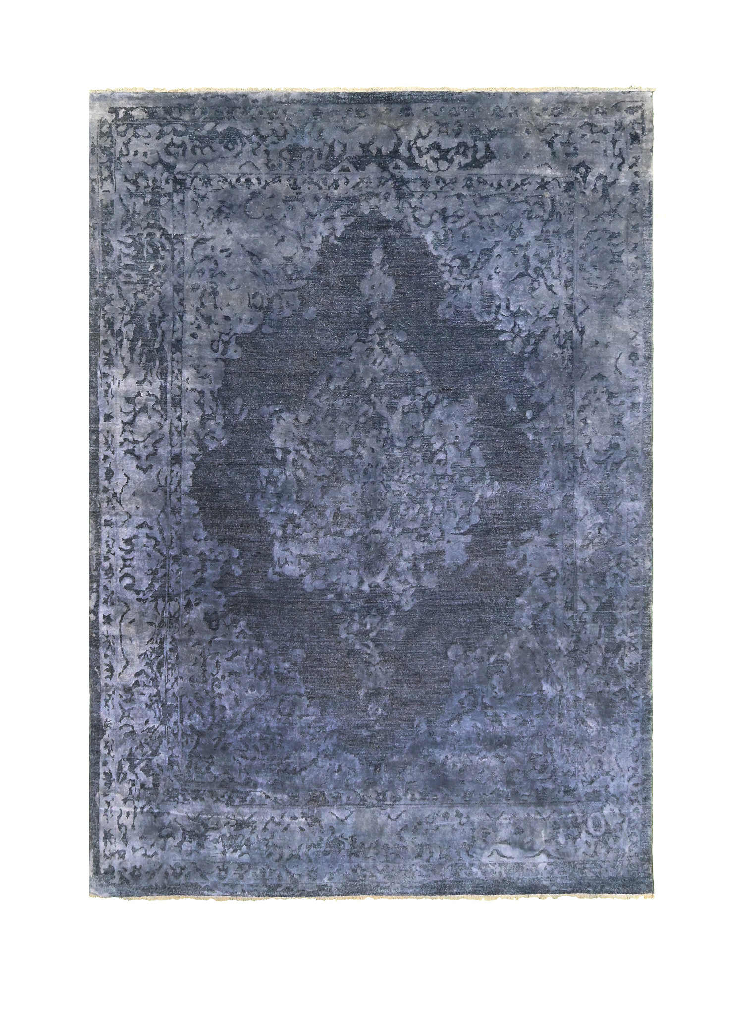 Transitional Ushak Yün ve İpek El Dokuma Halı 240x169 cm