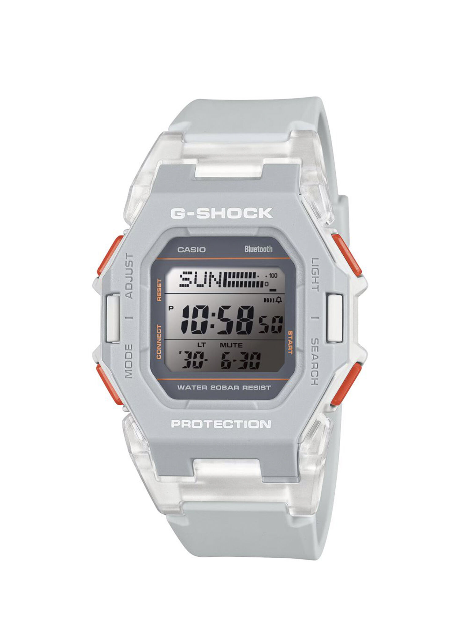 G-Shock GD-B500S-8DR Gri Silikon Erkek Kol Saati