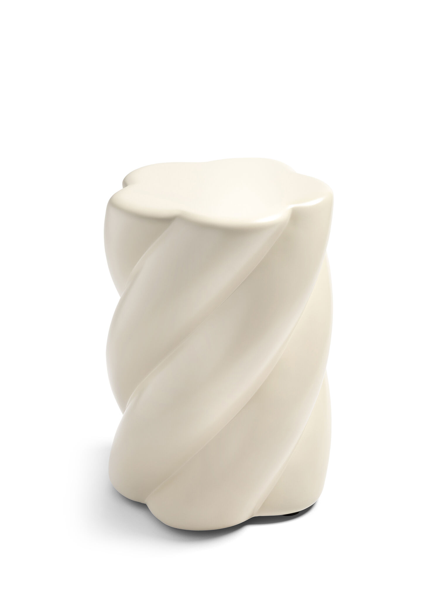 Marshmallow Figürlü Beyaz Tabure