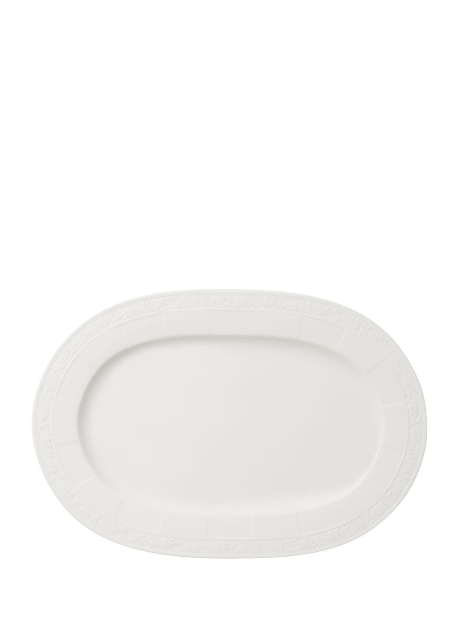 White Pearl Beyaz Porselen Servis Tabağı 35 cm