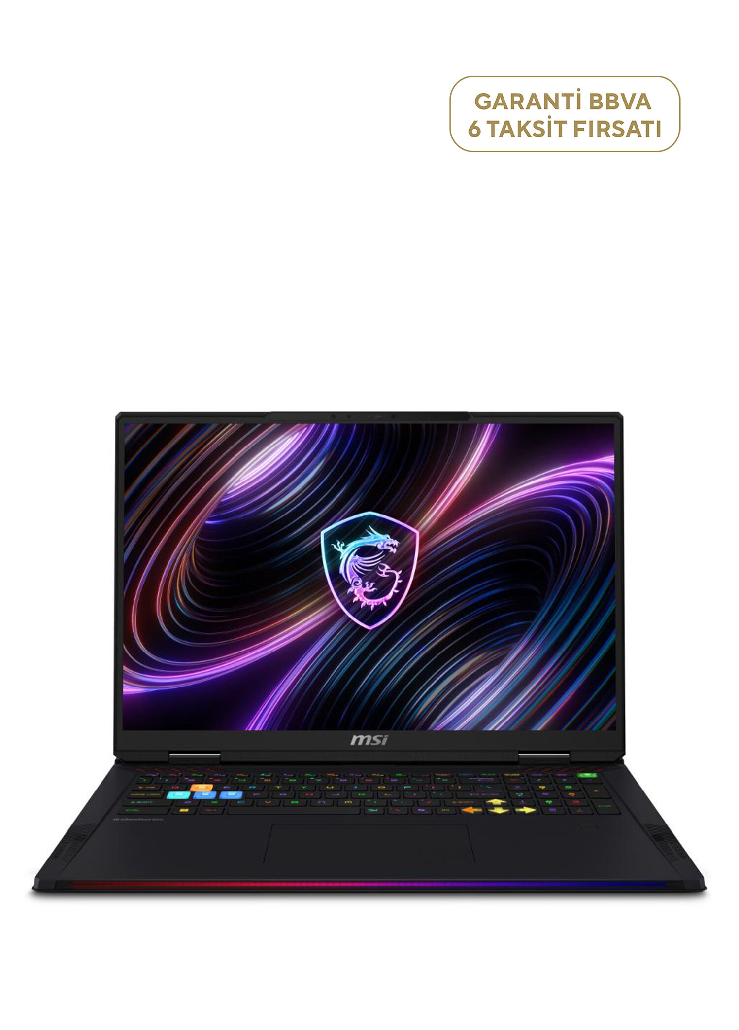 MSI - RAIDER 18 MAX HX A2WI-1040TR ULTRA 9 290HX PLUS 64GB RAM DDR5 2TB SSD RTX5080 16GB 18" UHD+ Windows 11 Gaming Laptop