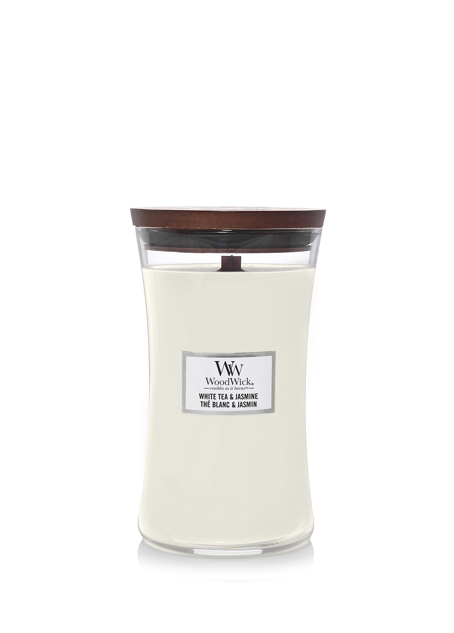 White Tea Jasmine Büyük Beyaz Mum 609 gr