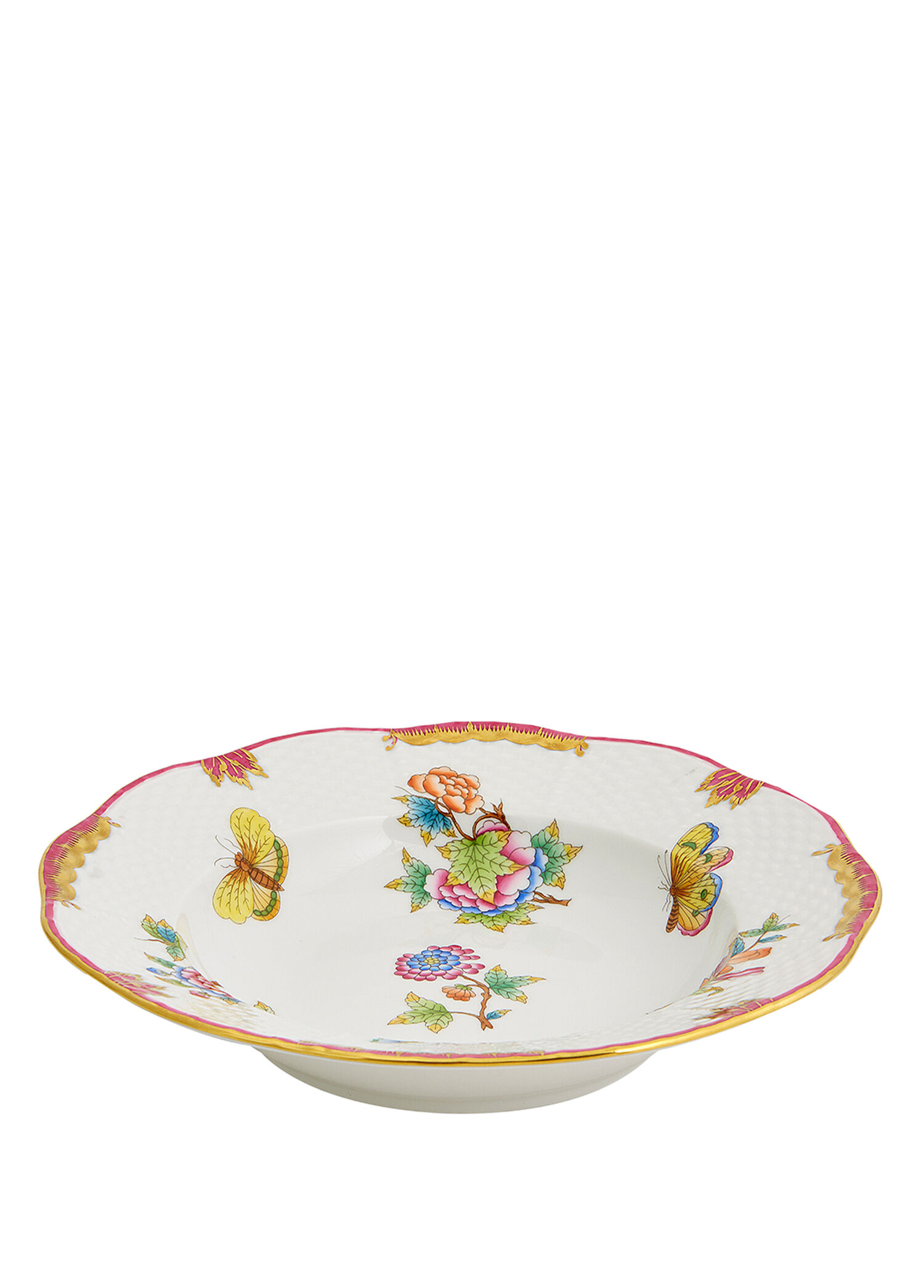 Victoria Desenli Porselen Çorba Tabağı 21 cm