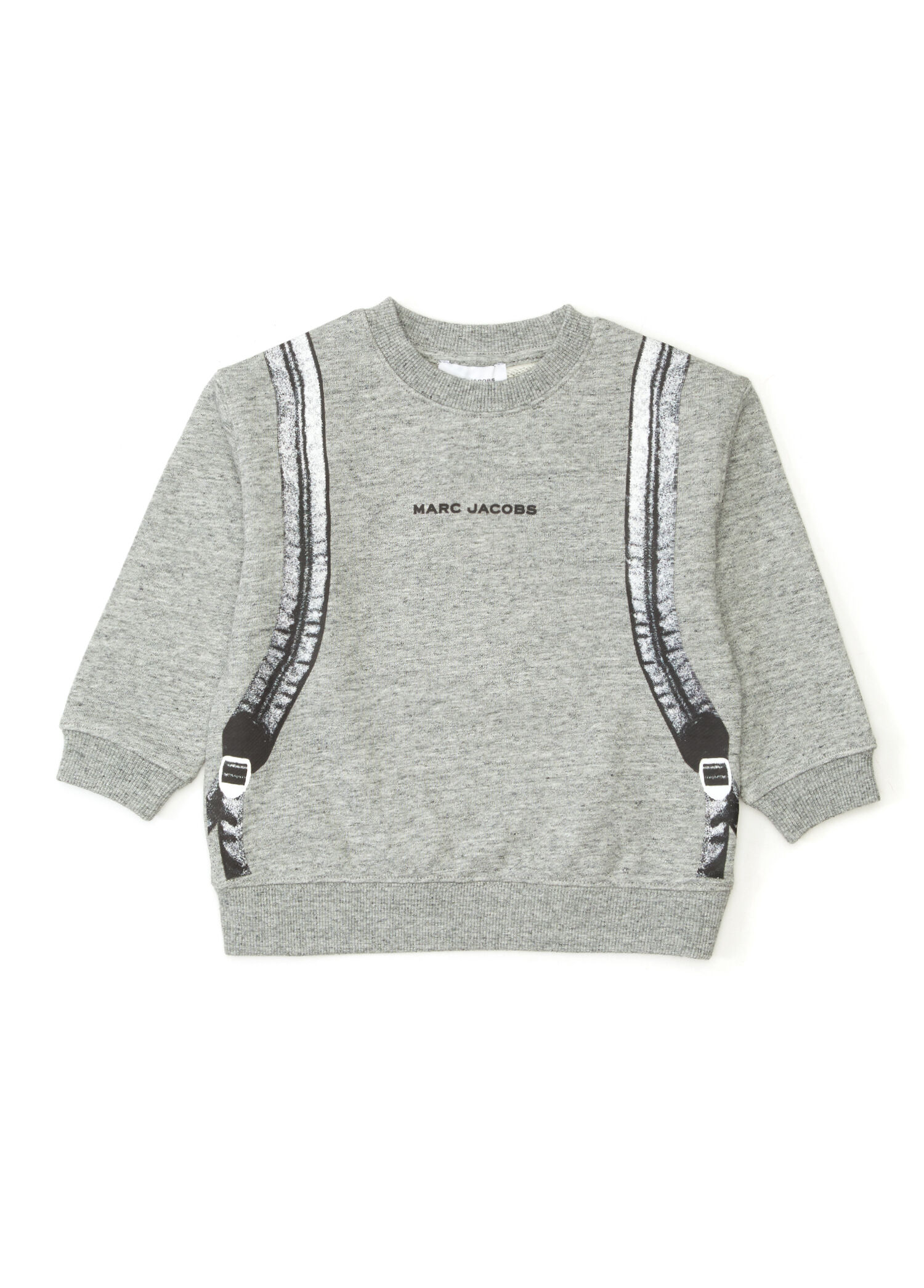 Gri Çanta Baskılı Erkek Çocuk Sweatshirt