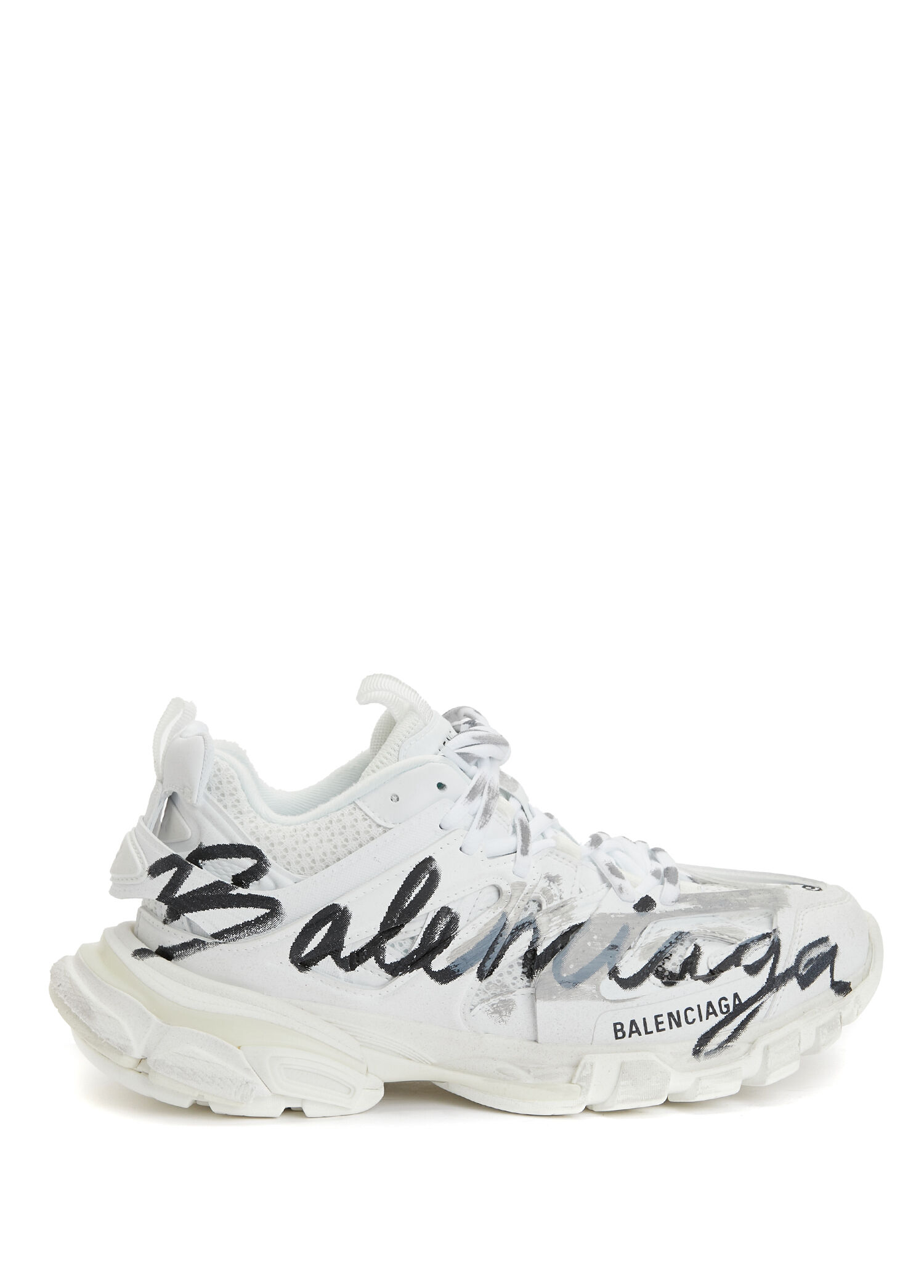 ★BALENCIAGA ホワイトキャップビッグロゴ金刺繍 Balenciaga Beyaz Kadın Track Beyaz Kadın Sneaker 1827489 | Beymen