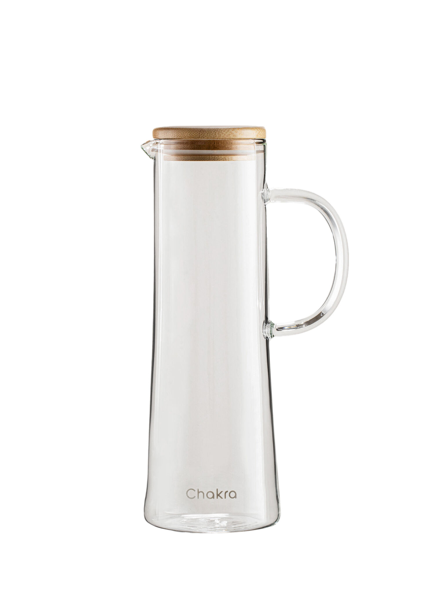 Bambu Kapaklı Cam Sürahi 800 ml