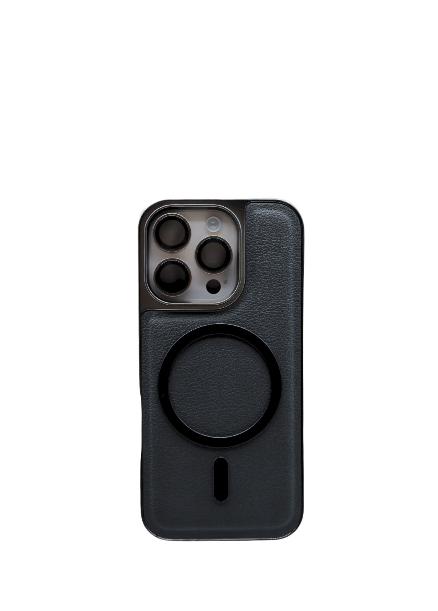 Arcave iPhone 15 Pro Max Magsafe Uyumlu Siyah Telefon Kılıfı