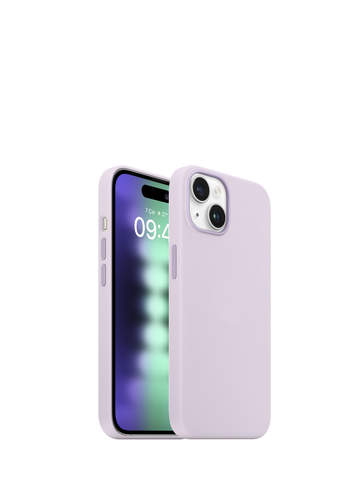 Lily iPhone 15 Plus Rubber Fit Kılıf