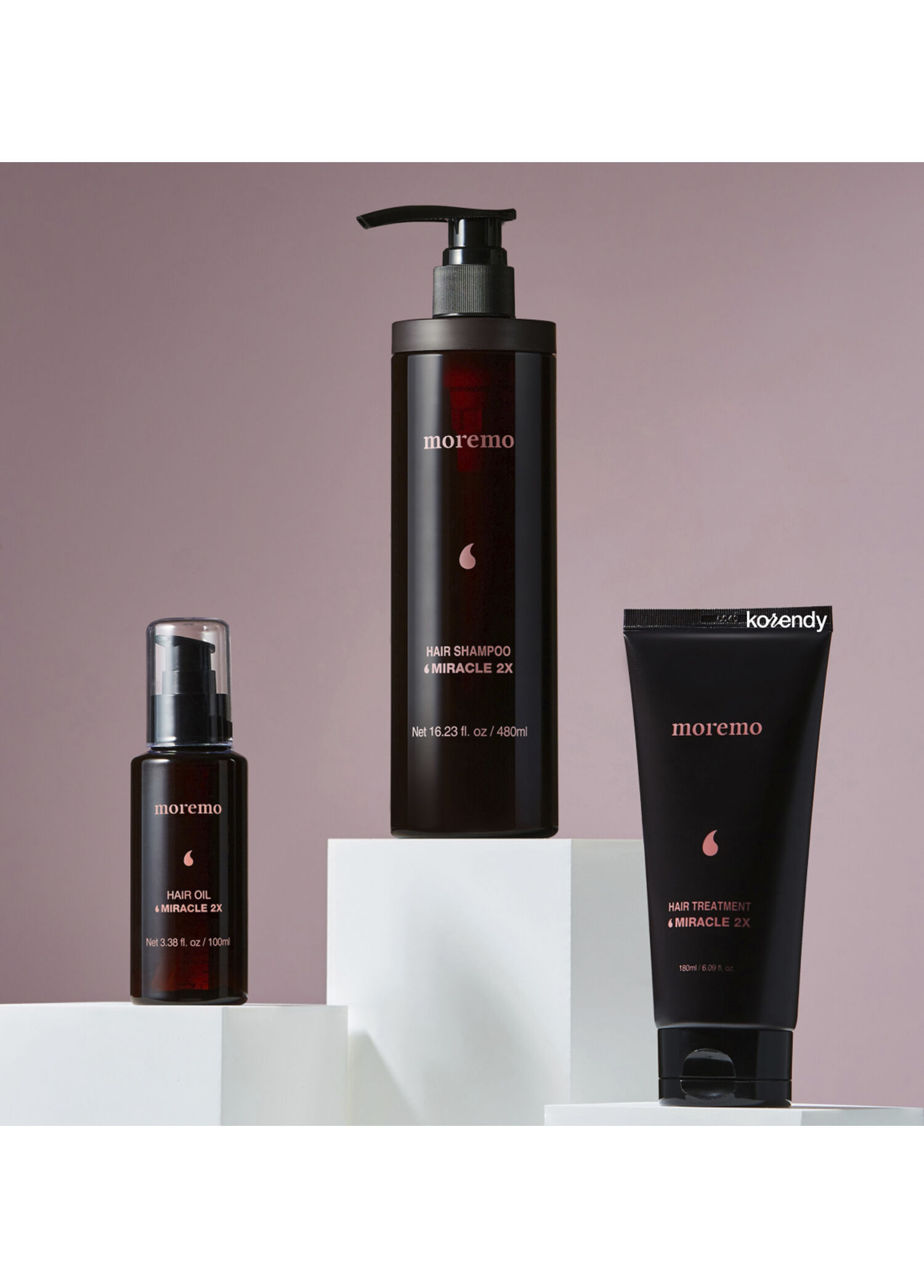 Moremo - Hair Shampoo Miracle 2x Hasar Karşıtı Onarıcı Şampuan 480 ml
