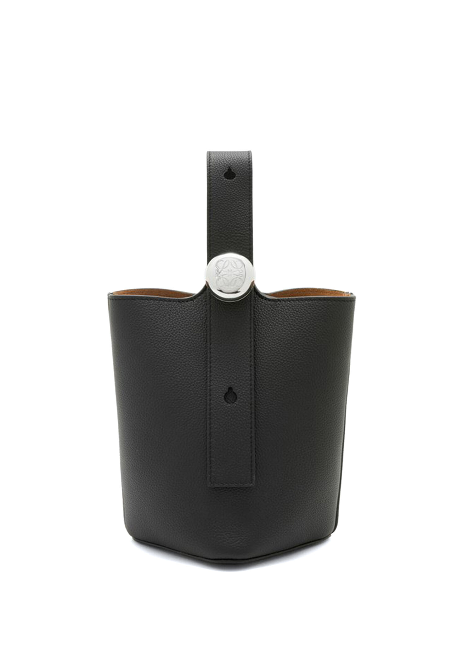 Mini Pebble Siyah Kadın Deri Çanta