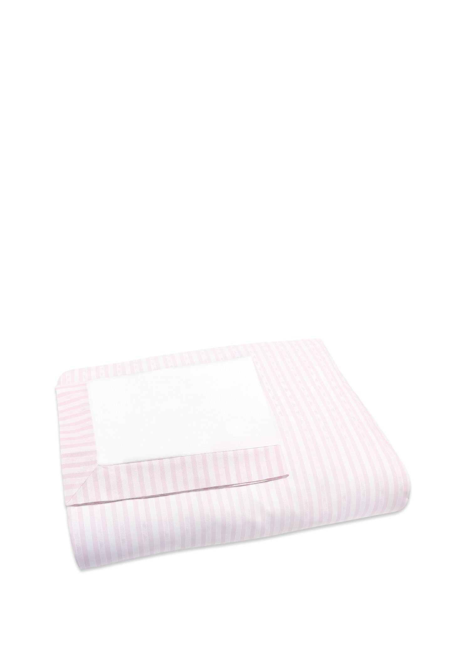 Pamuklu Kumaş Açık Pembe Kız Bebek Nevresim Takımı 100x140 cm