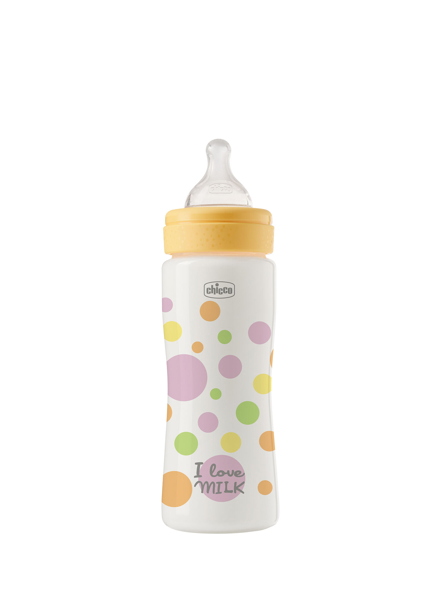 Perfect Easy Sarı PP Hızlı Akışlı 4+ Ay Kız Bebek Biberon 330 ml