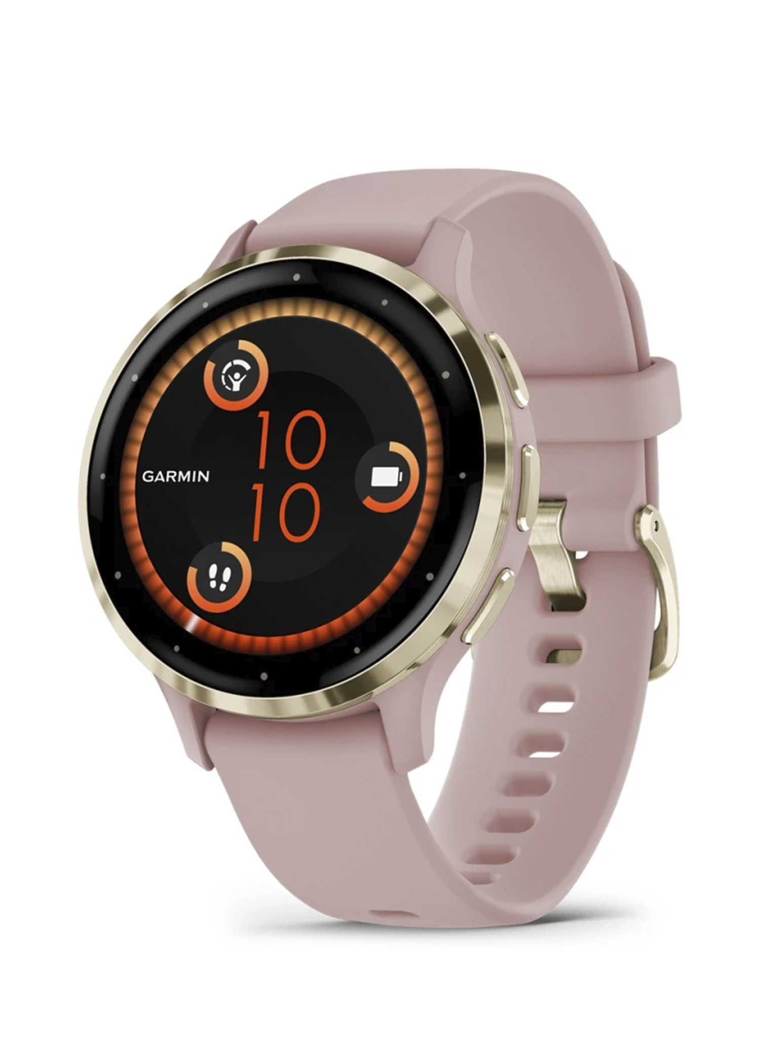 Venu 3S Soft 41mm Gold Pembe Kayışlı Akıllı Saat