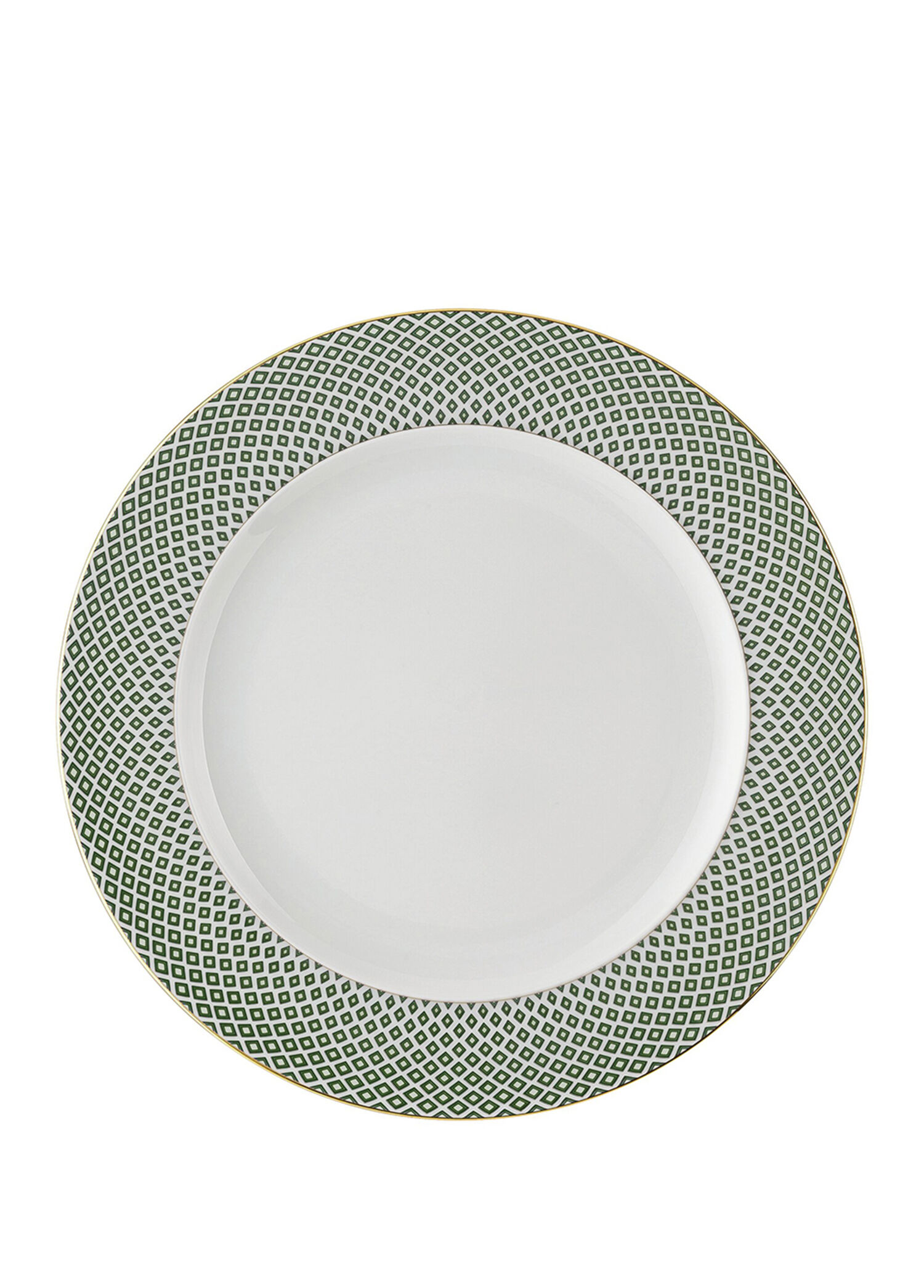 Francis Carreau Yeşil Porselen Yemek Tabağı 27 cm