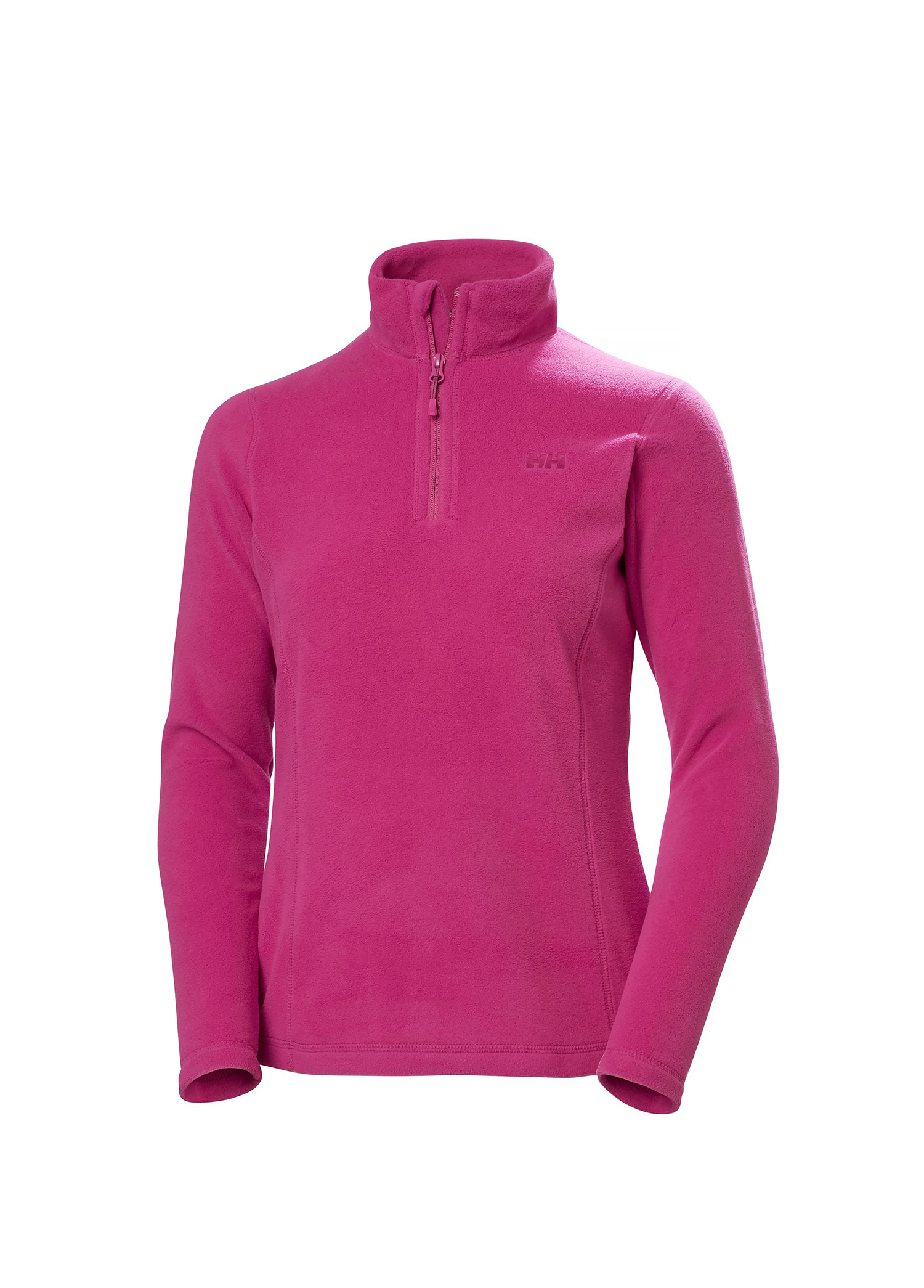 Yarım Fermuarlı Pembe Kadın Polar Sweatshirt