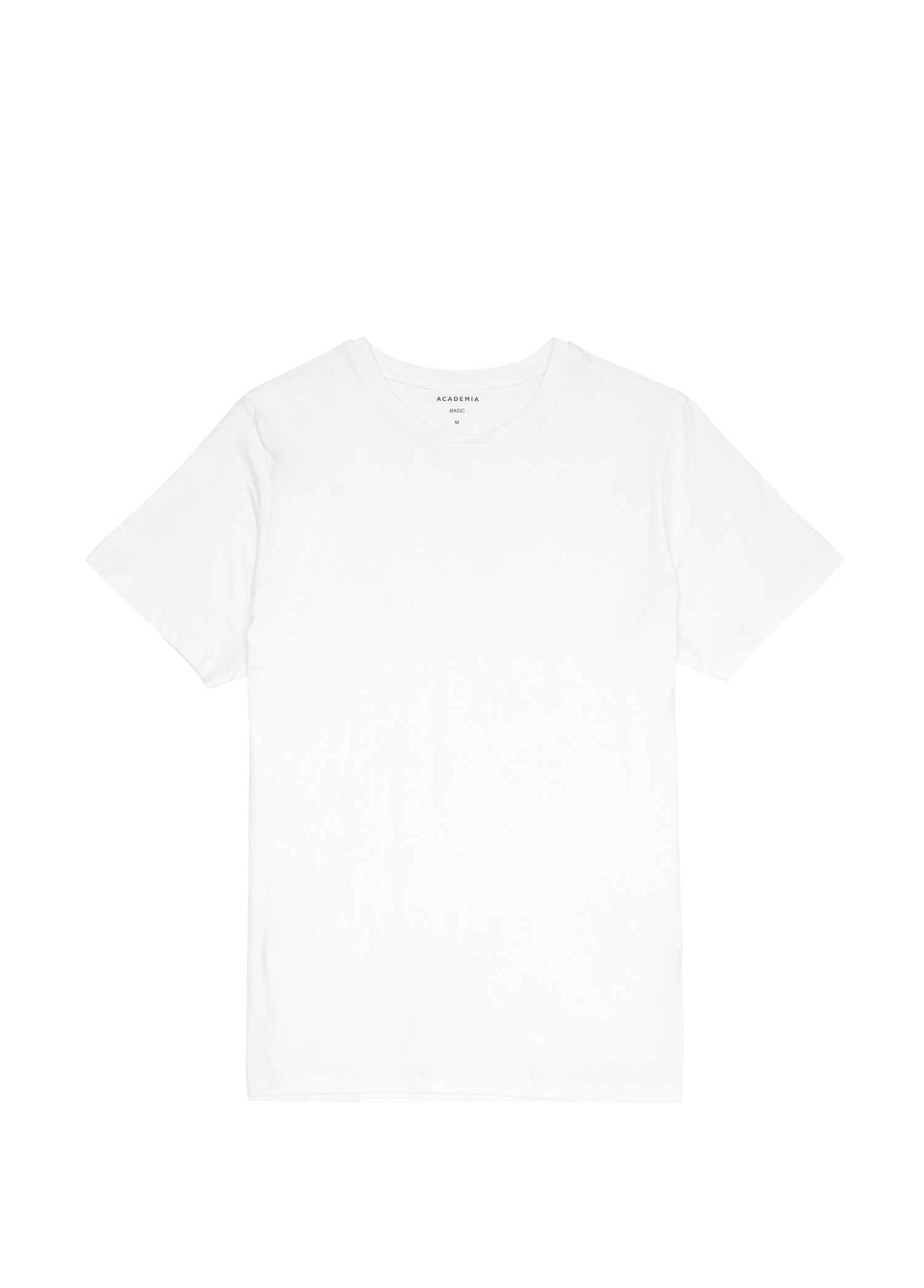 Beyaz Logo Detaylı Basic T-shirt_7