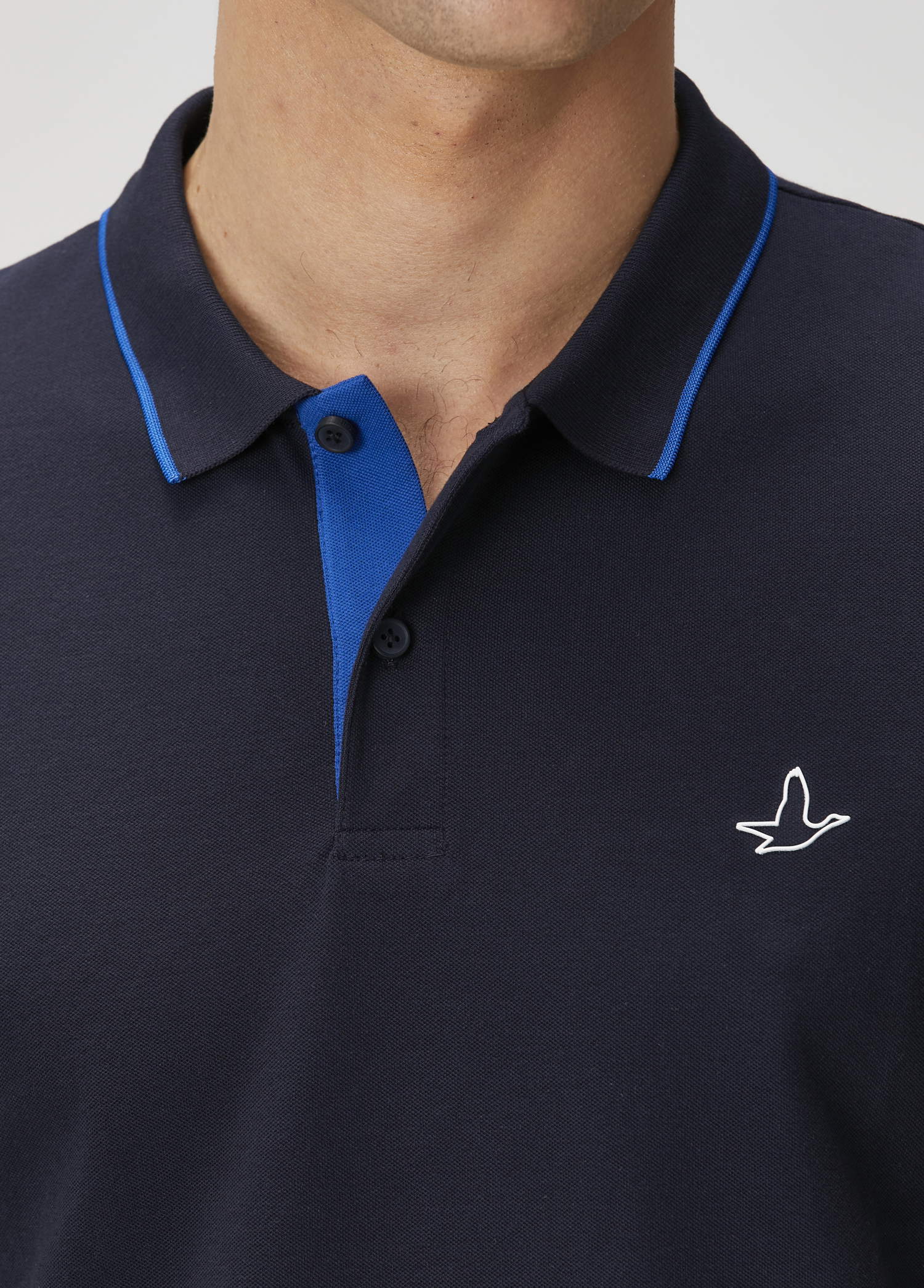 X Anadolu Efes Lacivert Polo Yaka T-shirt_8