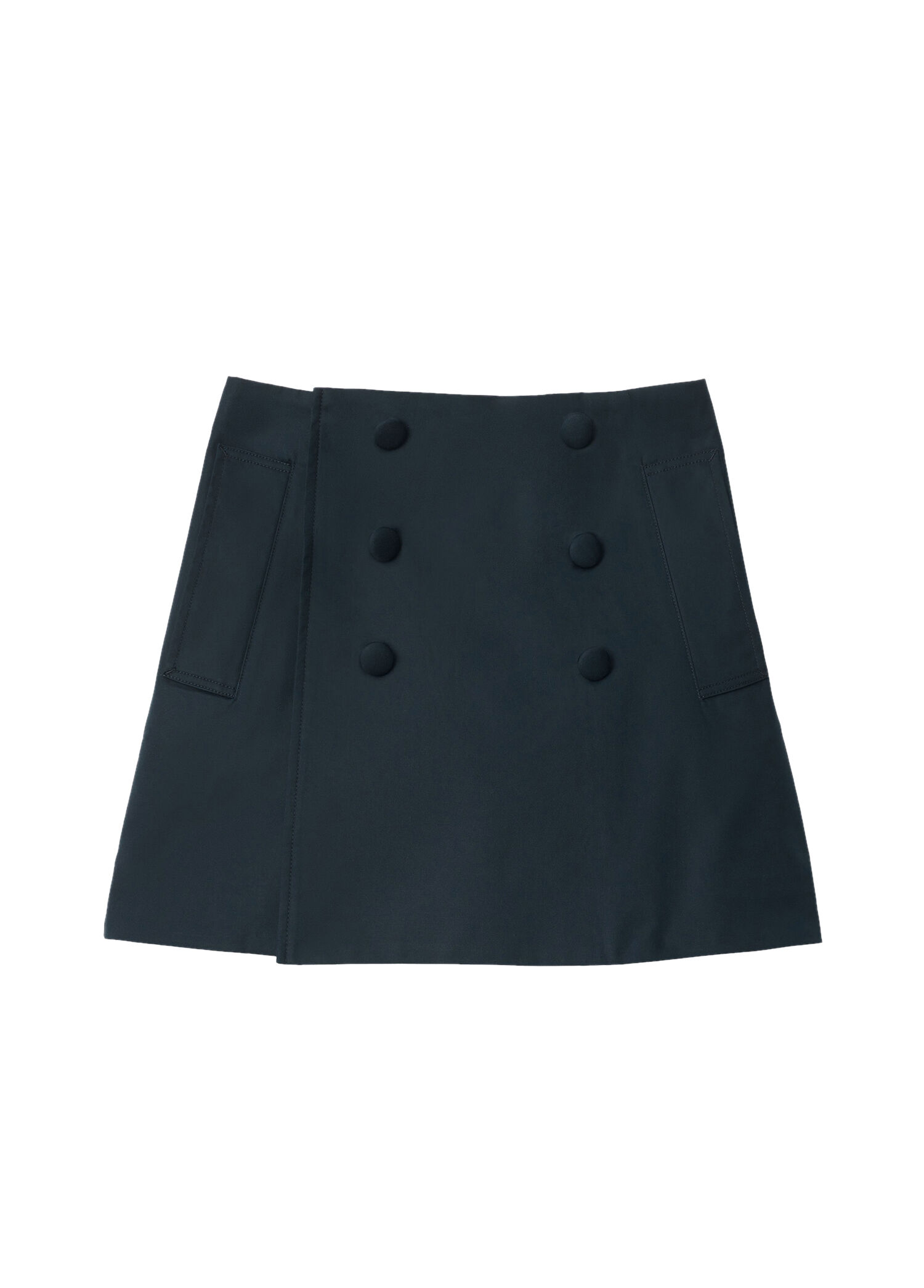 Cotton Trench Lacivert Kız Çocuk Etek