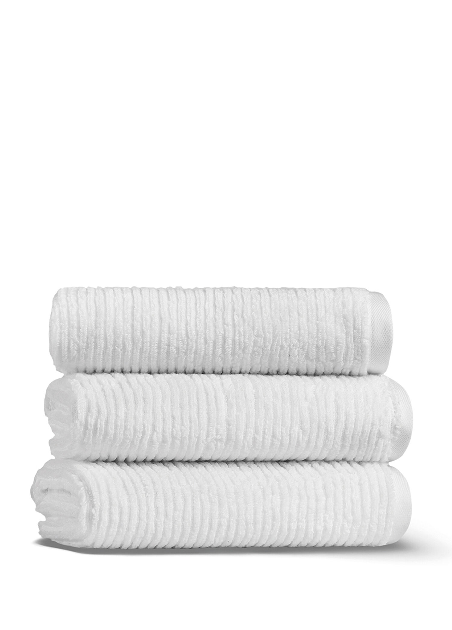 Slim Ribbed Fibrosoft® Pamuklu Tekli Banyo Havlusu 70 x 140 cm