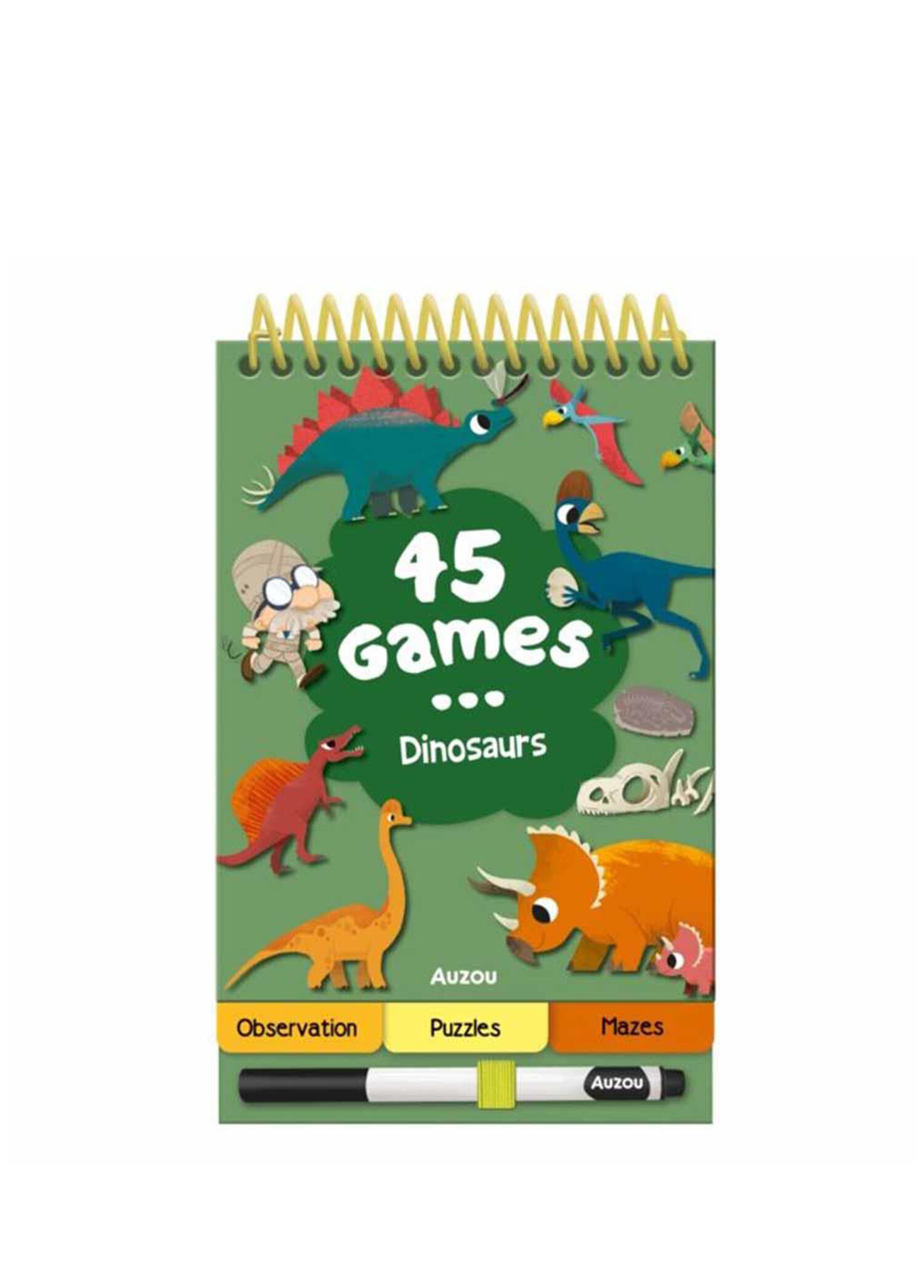 45 Games Dinosaurs Çocuk İngilizce Aktivite Kitabı