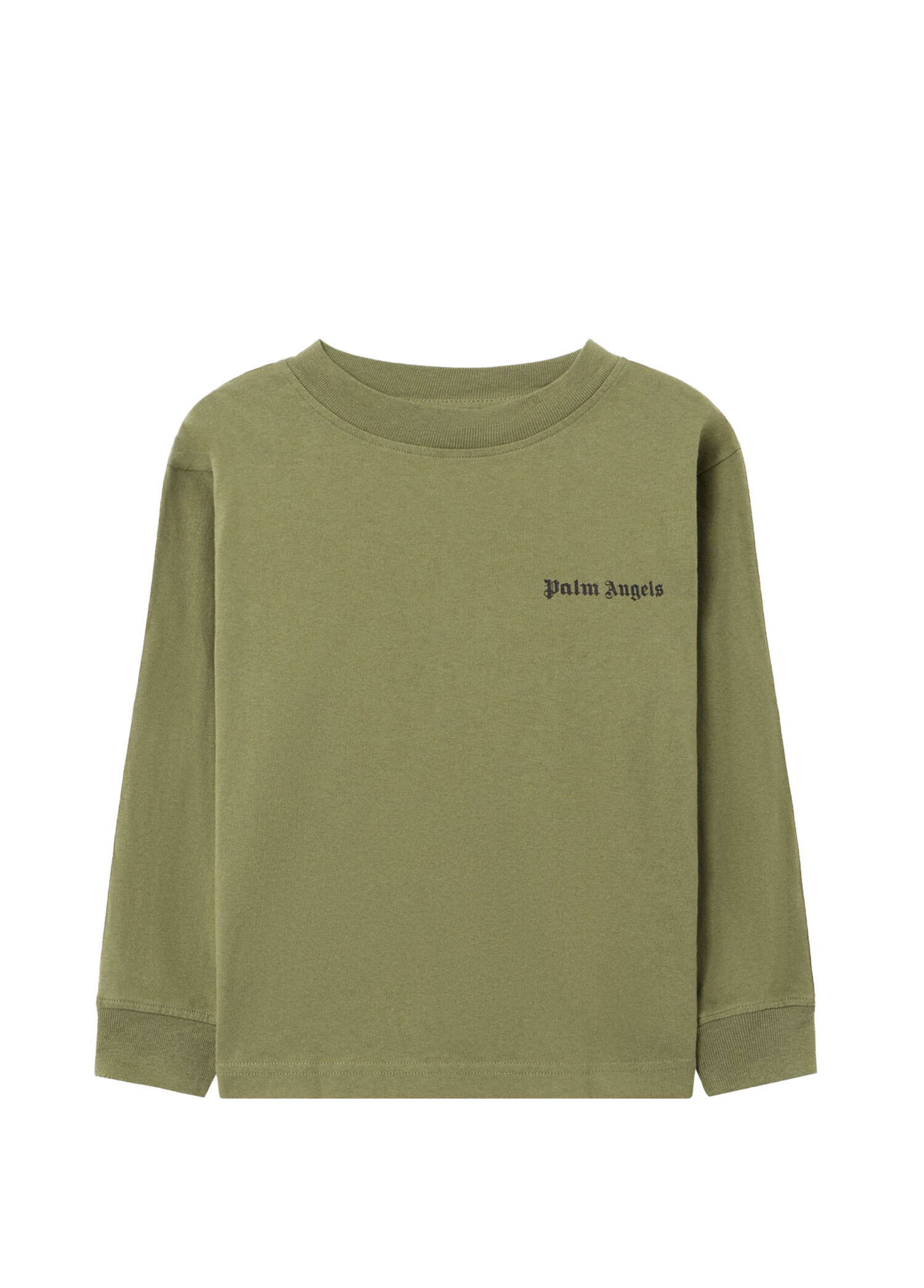 Siyah Yeşil Uzun Kollu Erkek Çocuk T-shirt